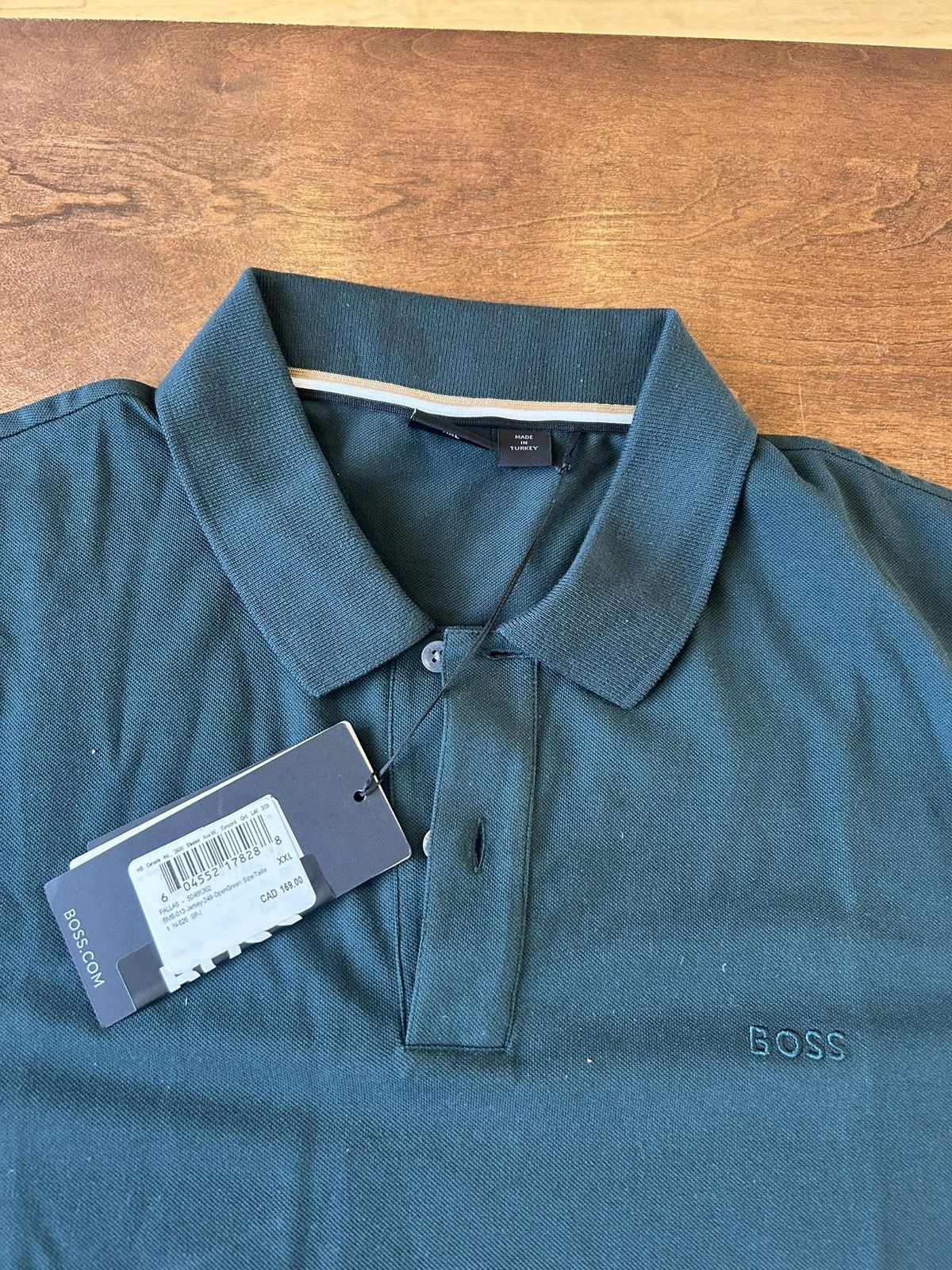 Hugo Boss Hugo Boss Classic Polo in Green Size US XXL / EU 58 / 5 - 1 Thumbnail