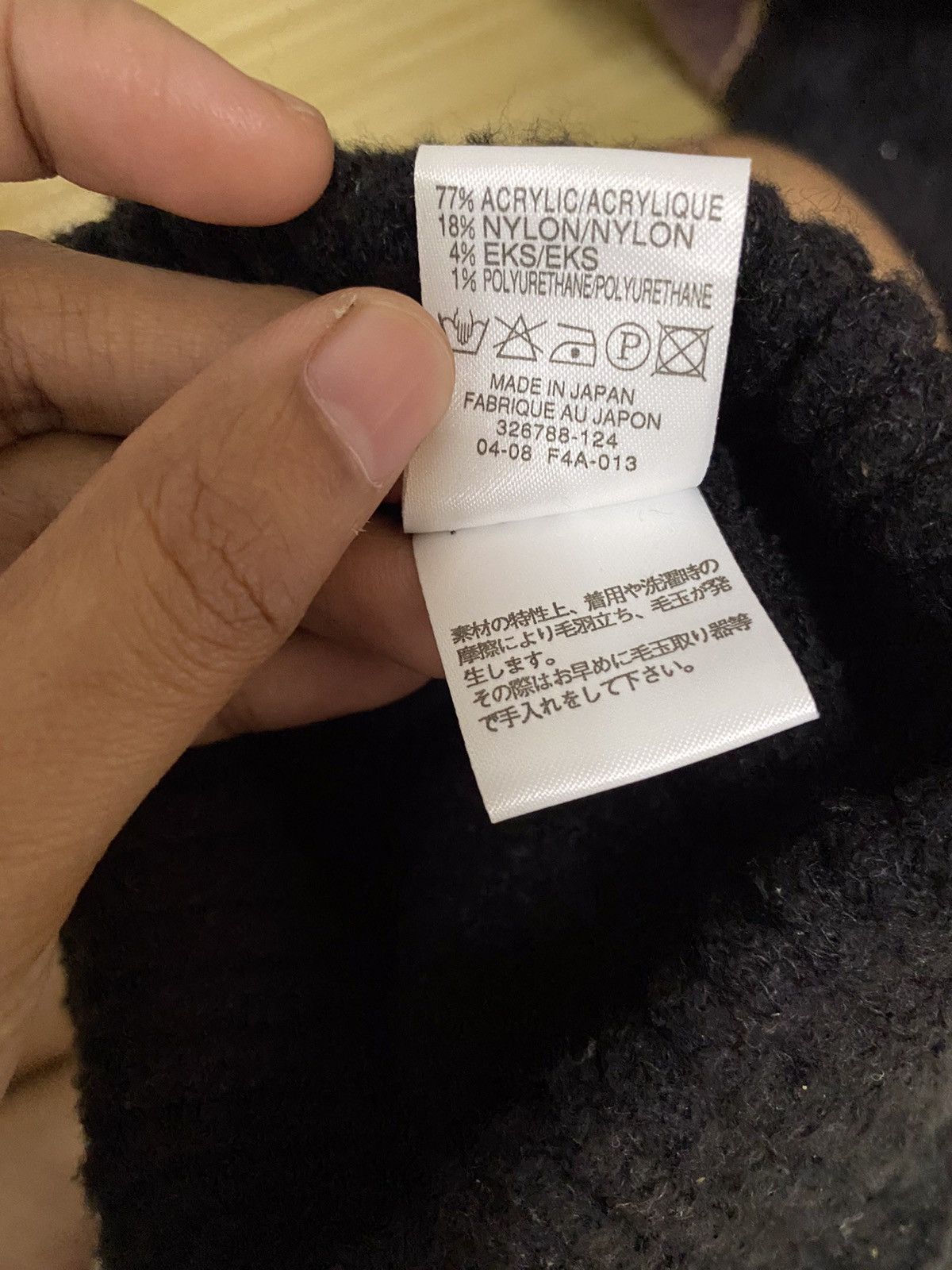 Japanese Brand × Vintage Japanese Brand Plain Beanie Hat Size ONE SIZE - 6 Thumbnail