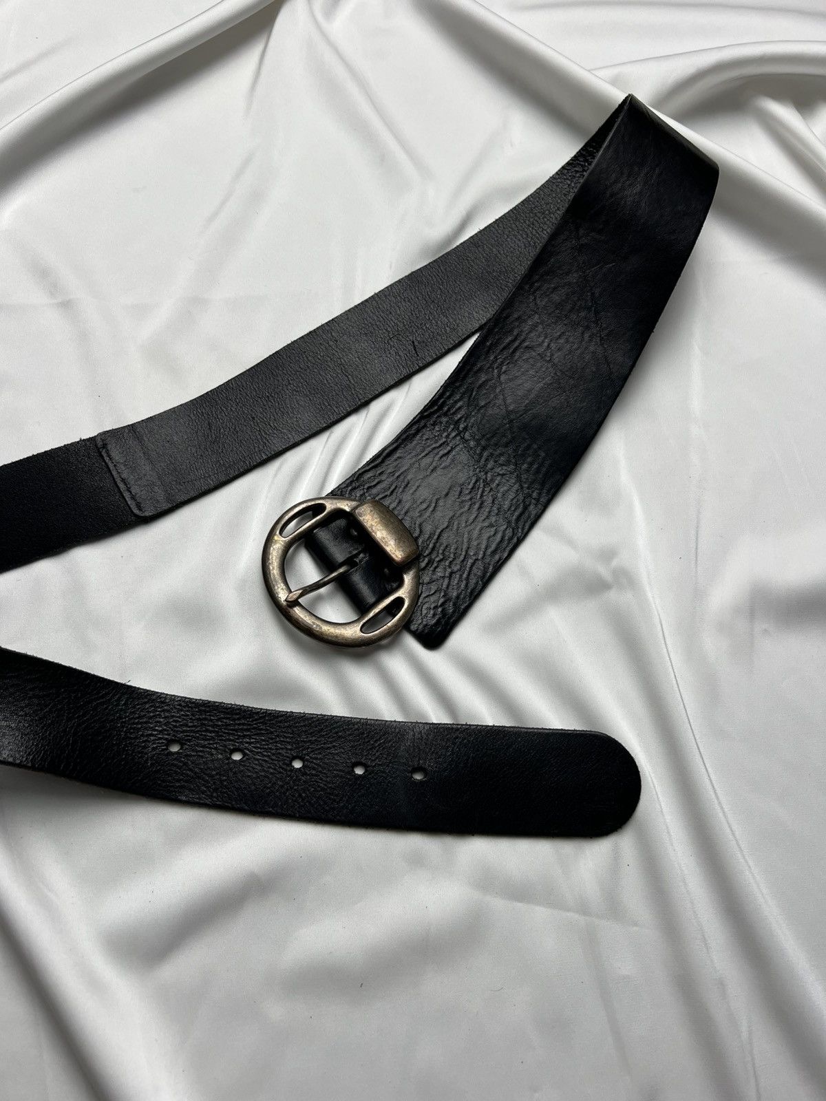 Vintage Vintage leather belt Size ONE SIZE - 4 Thumbnail