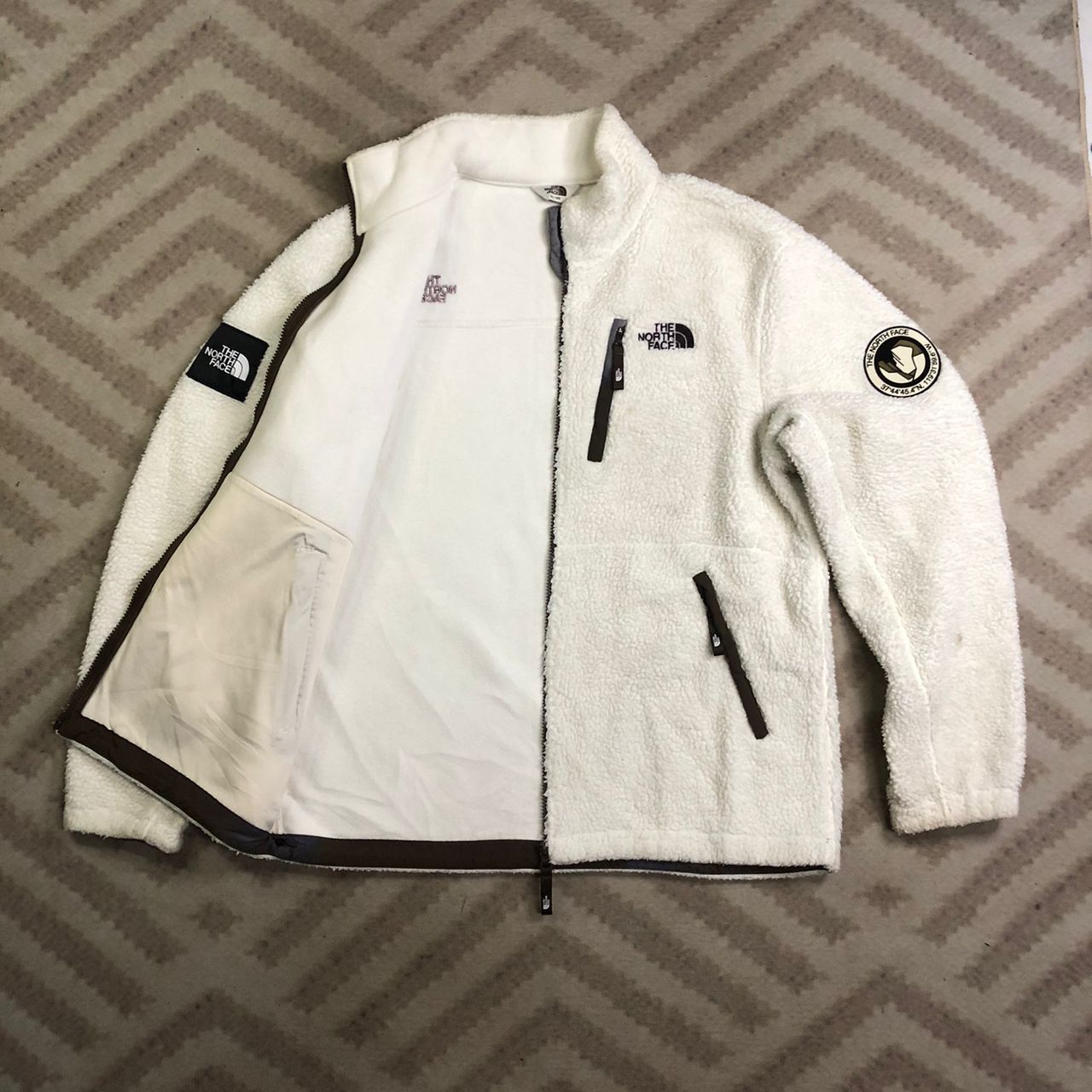 The North Face The North Face white label fleece jacket Size US XL / EU 56 / 4 - 4 Thumbnail