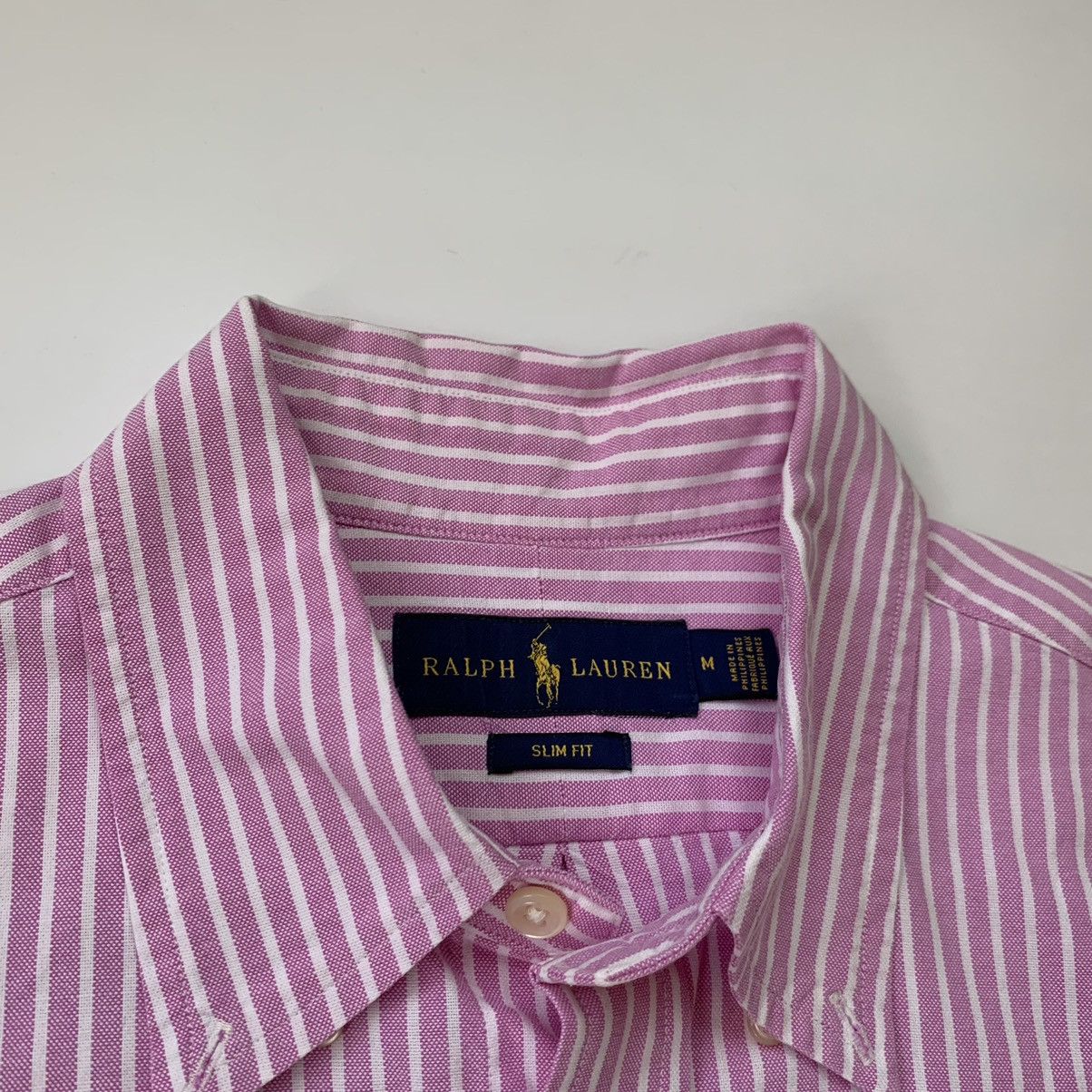 Ralph Lauren Polo Ralph Lauren Pink Striped Shirt Vintage Elegant Basic Size US M / EU 48-50 / 2 - 3 Thumbnail