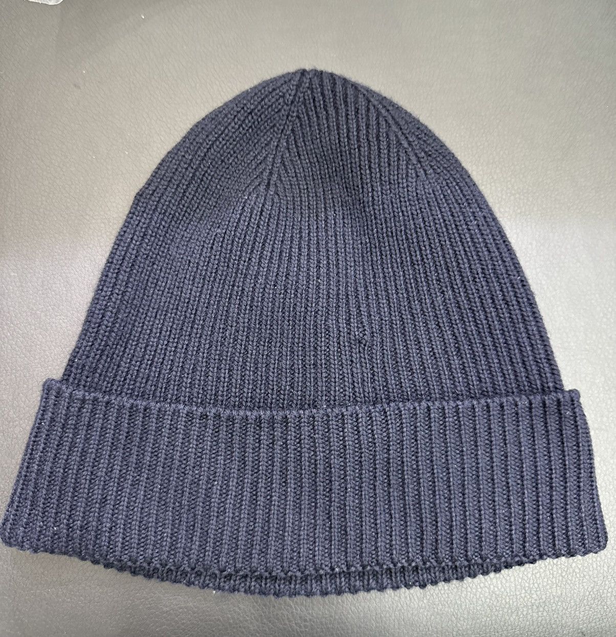 Moncler Moncler navy blue wool logo beanie Size ONE SIZE - 3 Thumbnail