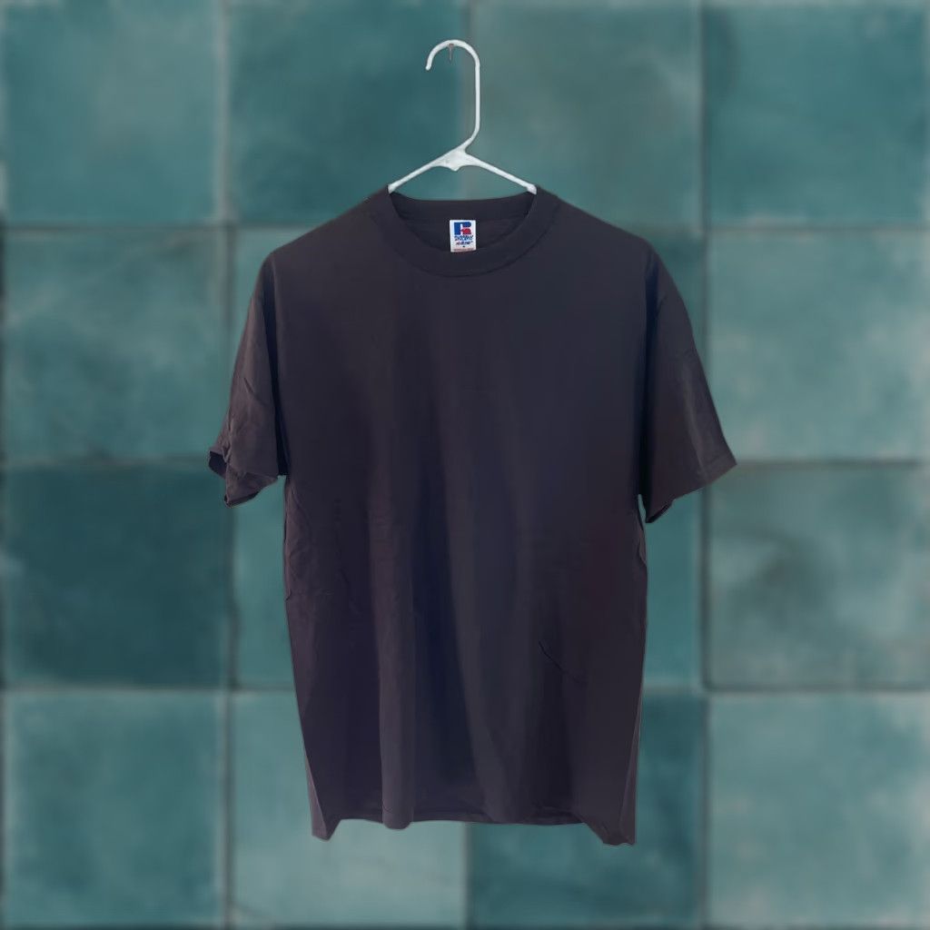 Russell Athletic vintage Russell Athletic crewneck t-shirt mens M brown 90s deadstock NWOT 50/50 long run shirt shirts? Size US M / EU 48-50 / 2 - 1 Thumbnail