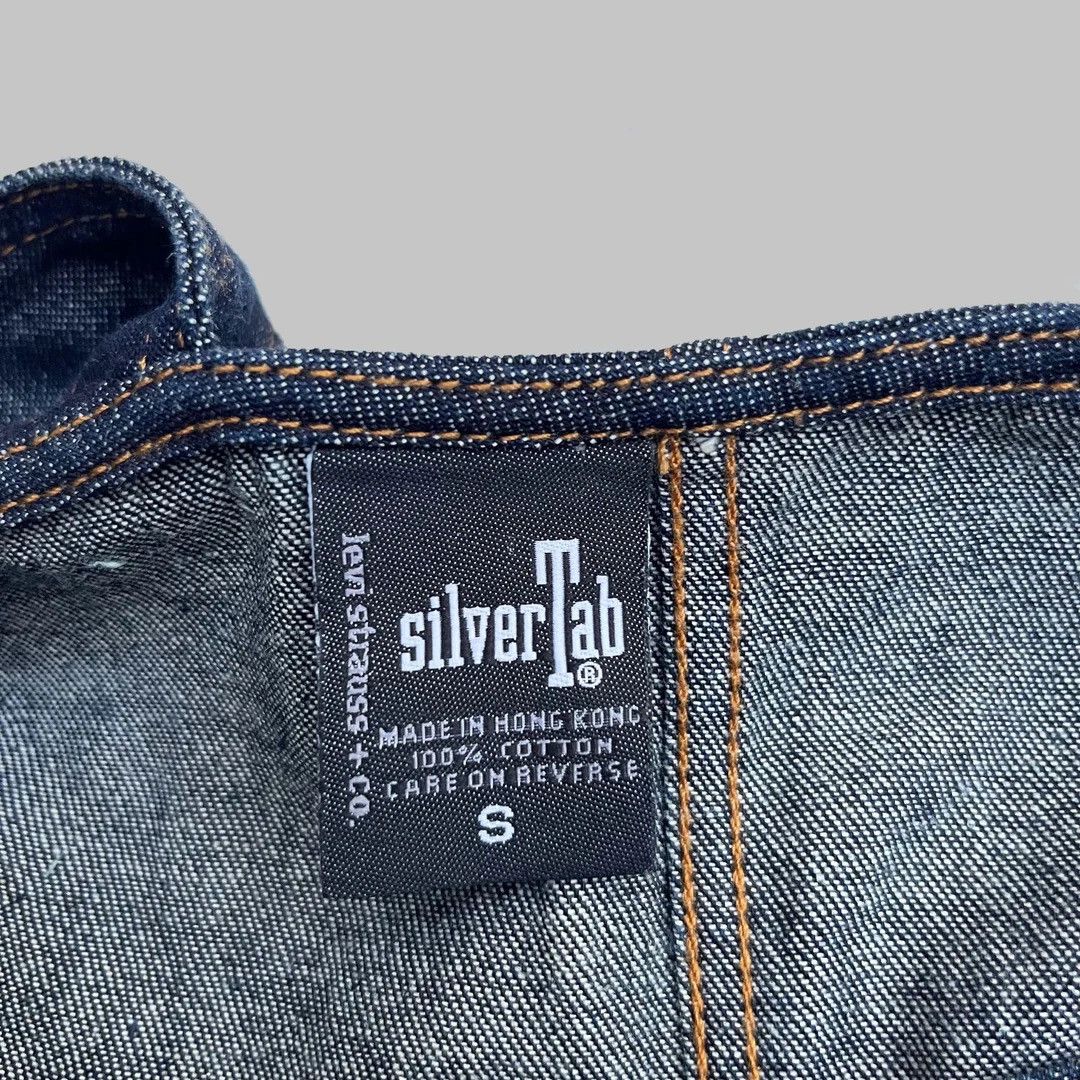 Levi's × Vintage Levi’s Silvertab 1990 90s Vintage Blue Denim Jean Tank Top Size S / US 4 / IT 40 - 5 Thumbnail