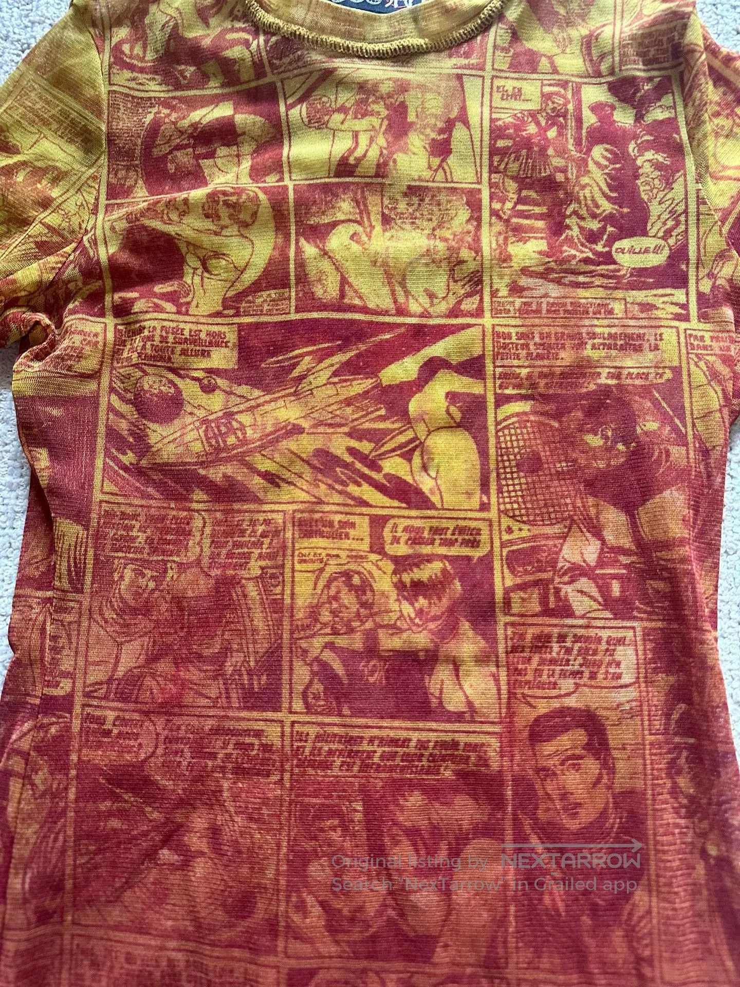 Jean Paul Gaultier Jean Paul Gaultier Mesh Comic Top. Size M / US 6-8 / IT 42-44 - 4 Thumbnail