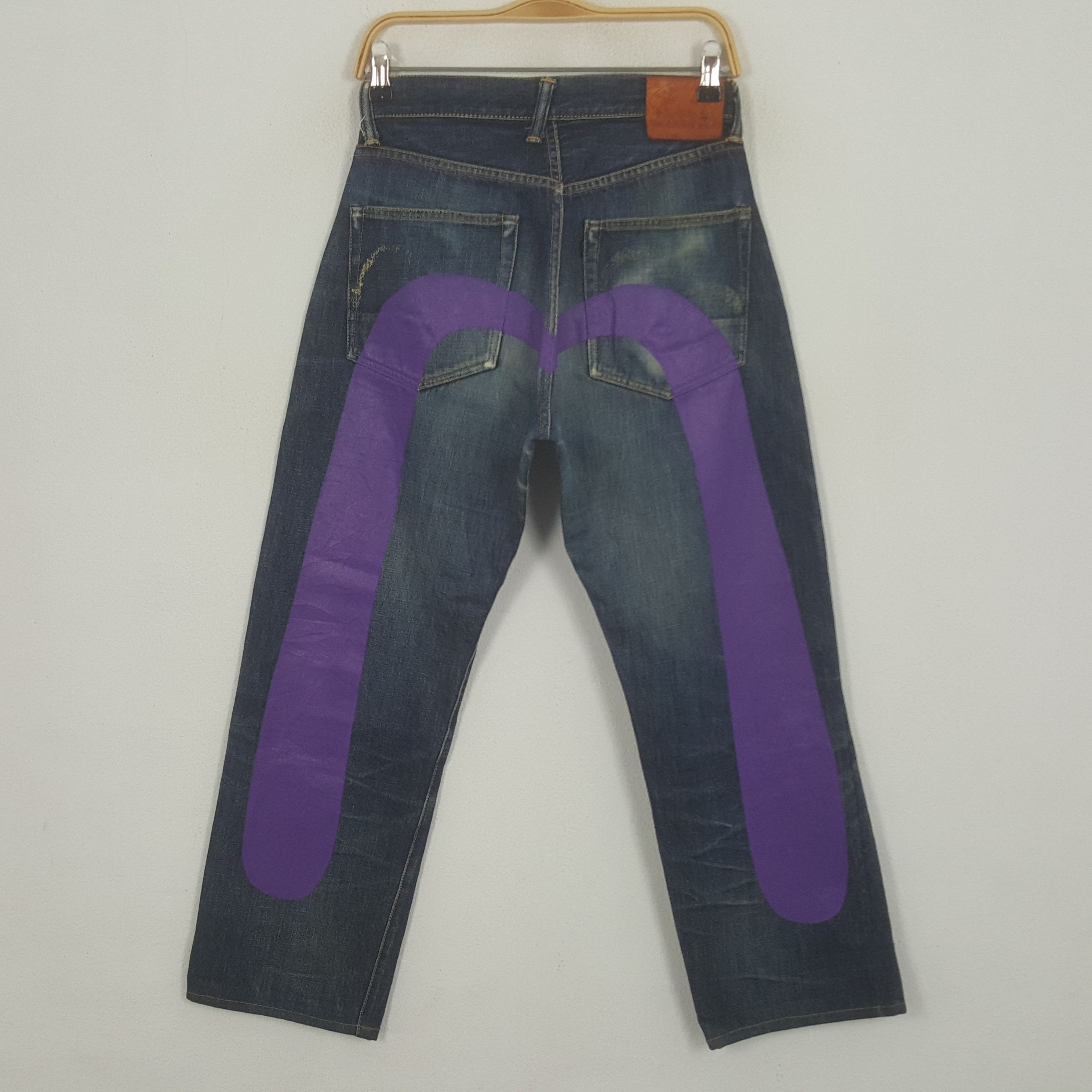 Custom × Evisu × Streetwear Vintage Evisu Japan Selvedge Custom Art ...