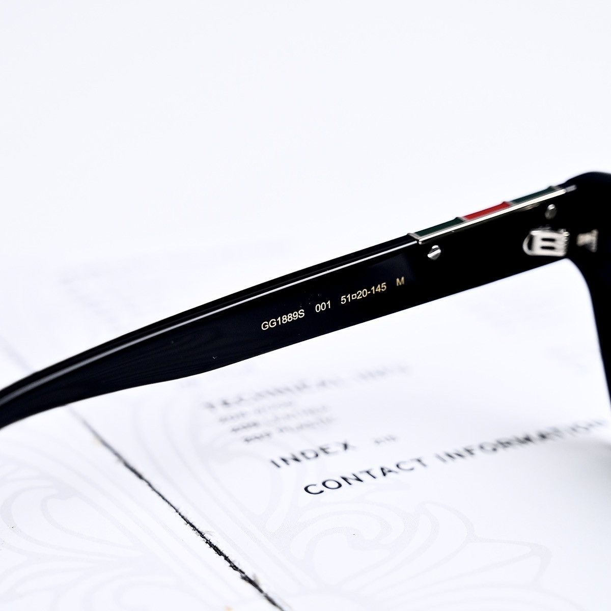 Gucci GUCCI GG1889S 001 SUNGLASSES Size ONE SIZE - 6 Thumbnail
