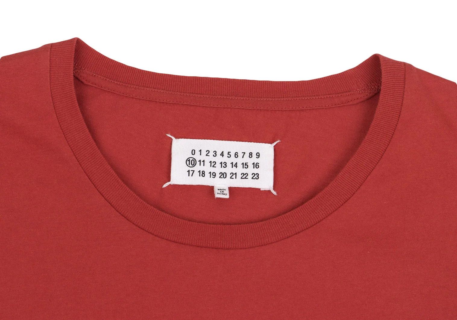 Maison Margiela Crew Neck T-Shirt in Red Size 46 Size US S / EU 44-46 / 1 - 3 Thumbnail