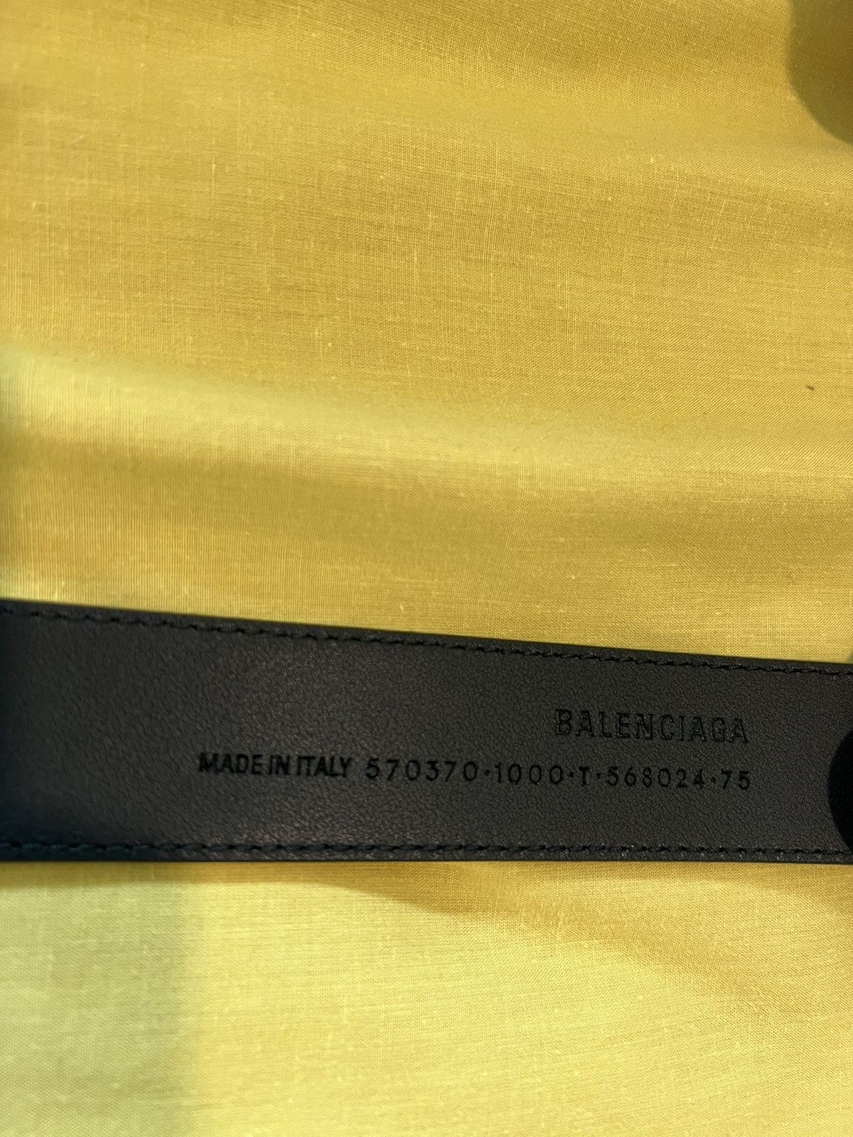 Balenciaga Balenciaga Large BB Leather Belt Size 30 - 5 Thumbnail