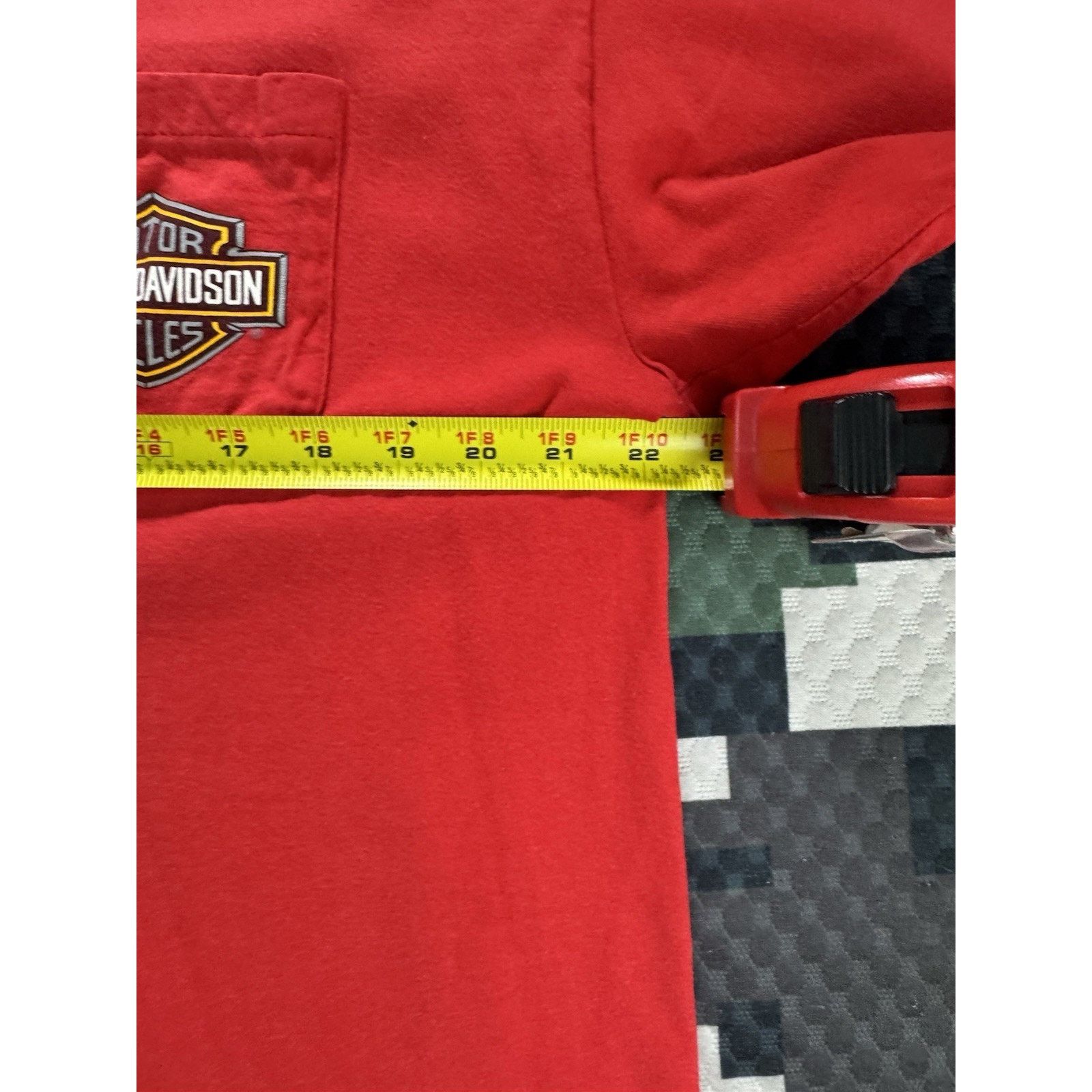 Harley Davidson VTG Harley Davidson Pacific Hawaii Red XL USA Tshirt Size US XL / EU 56 / 4 - 4 Thumbnail