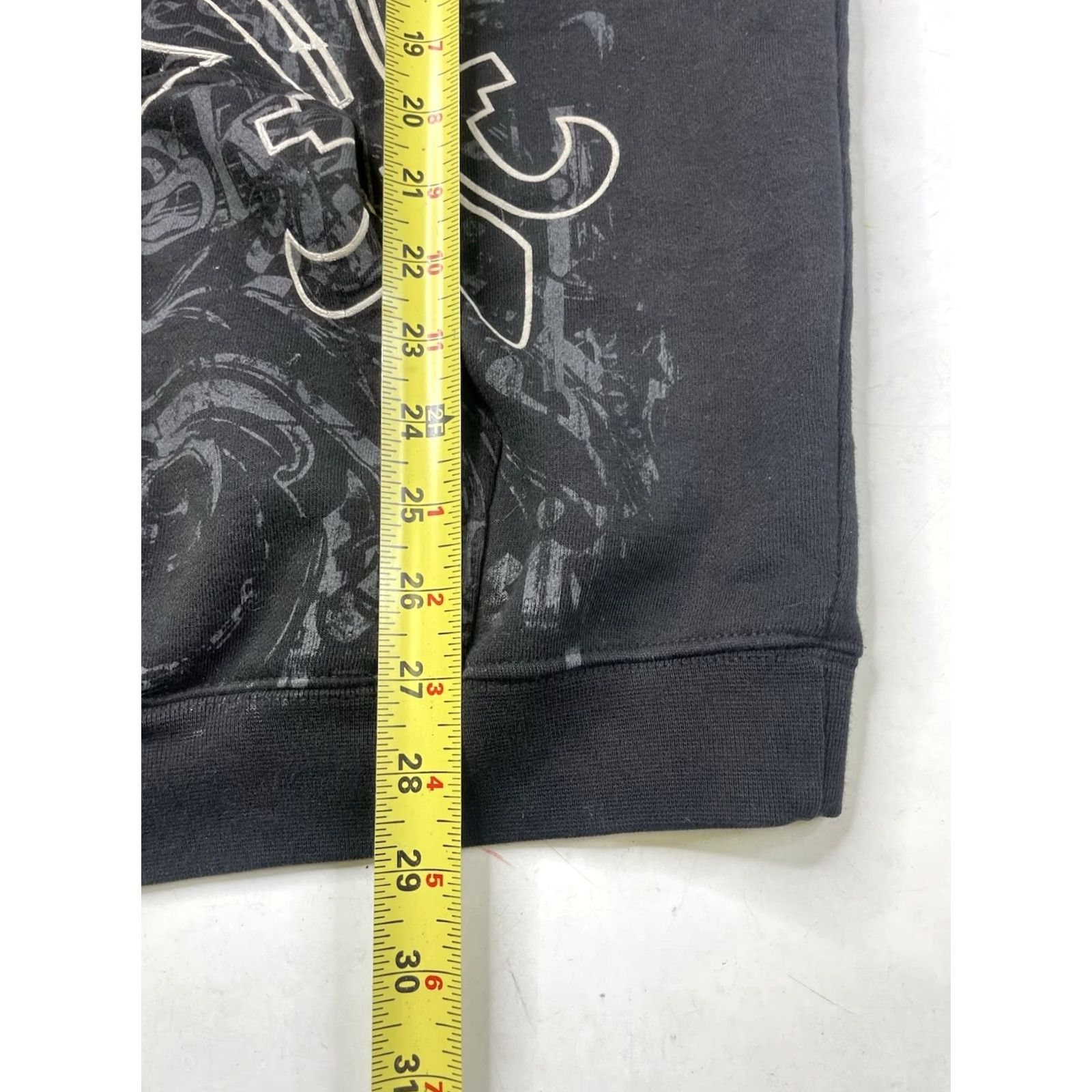 Skin VINTAGE Skin Full Zip Hoodie Sweatshirt AOP Black Men’s Large Size US L / EU 52-54 / 3 - 5 Thumbnail