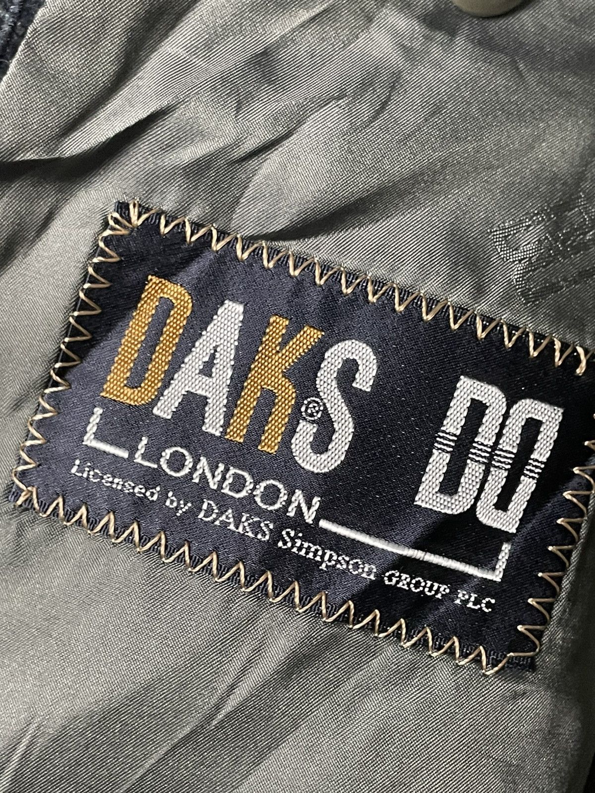 DAKS × Japanese Brand × Vintage Vintage DAKS LONDON Tweed Blazer (95) Size US XXS / EU 40 - 8 Thumbnail