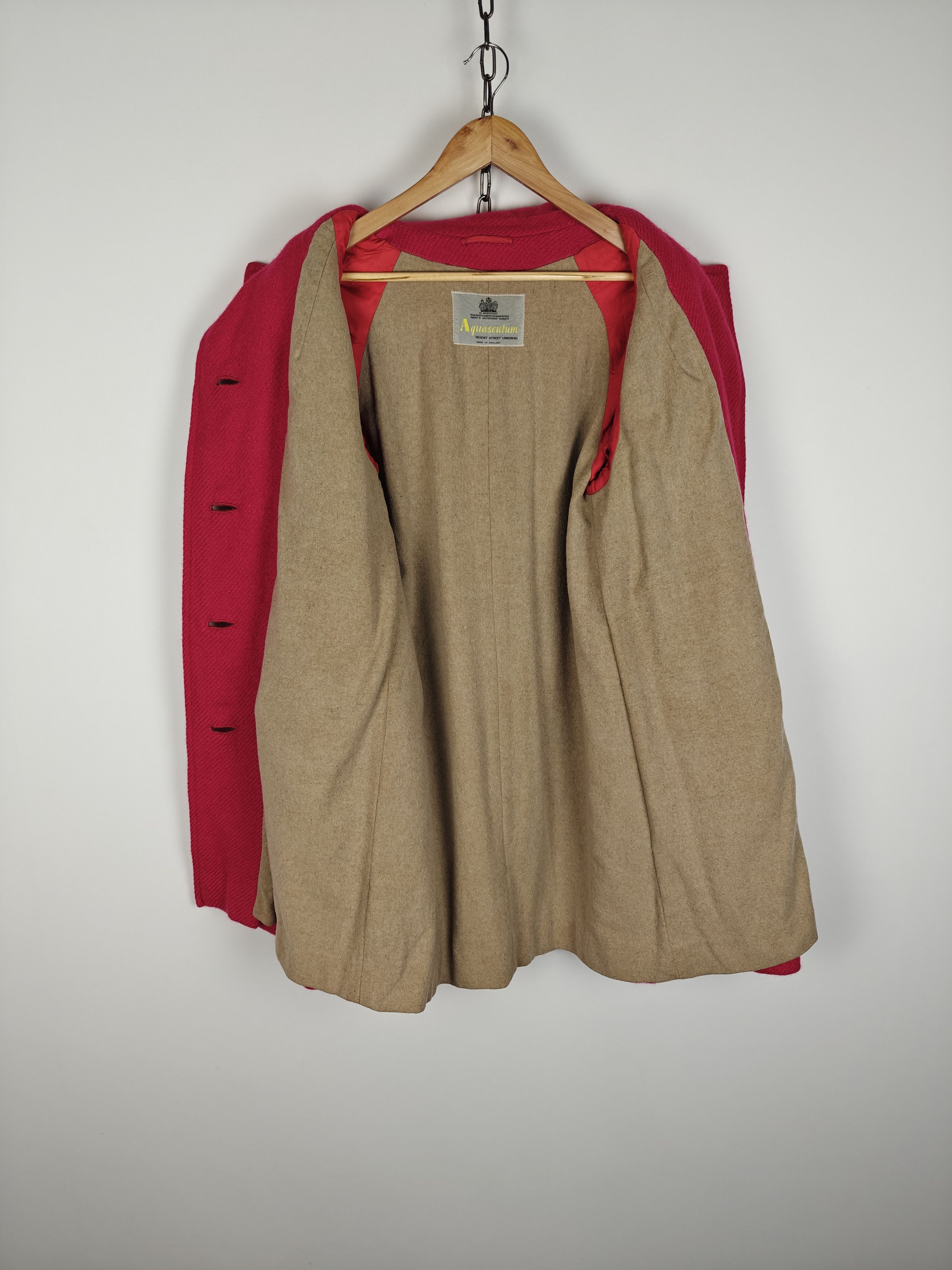 Aquascutum Aquascutum VTG Wool Coat Jacket Pink size M Size M / US 6-8 / IT 42-44 - 7 Thumbnail