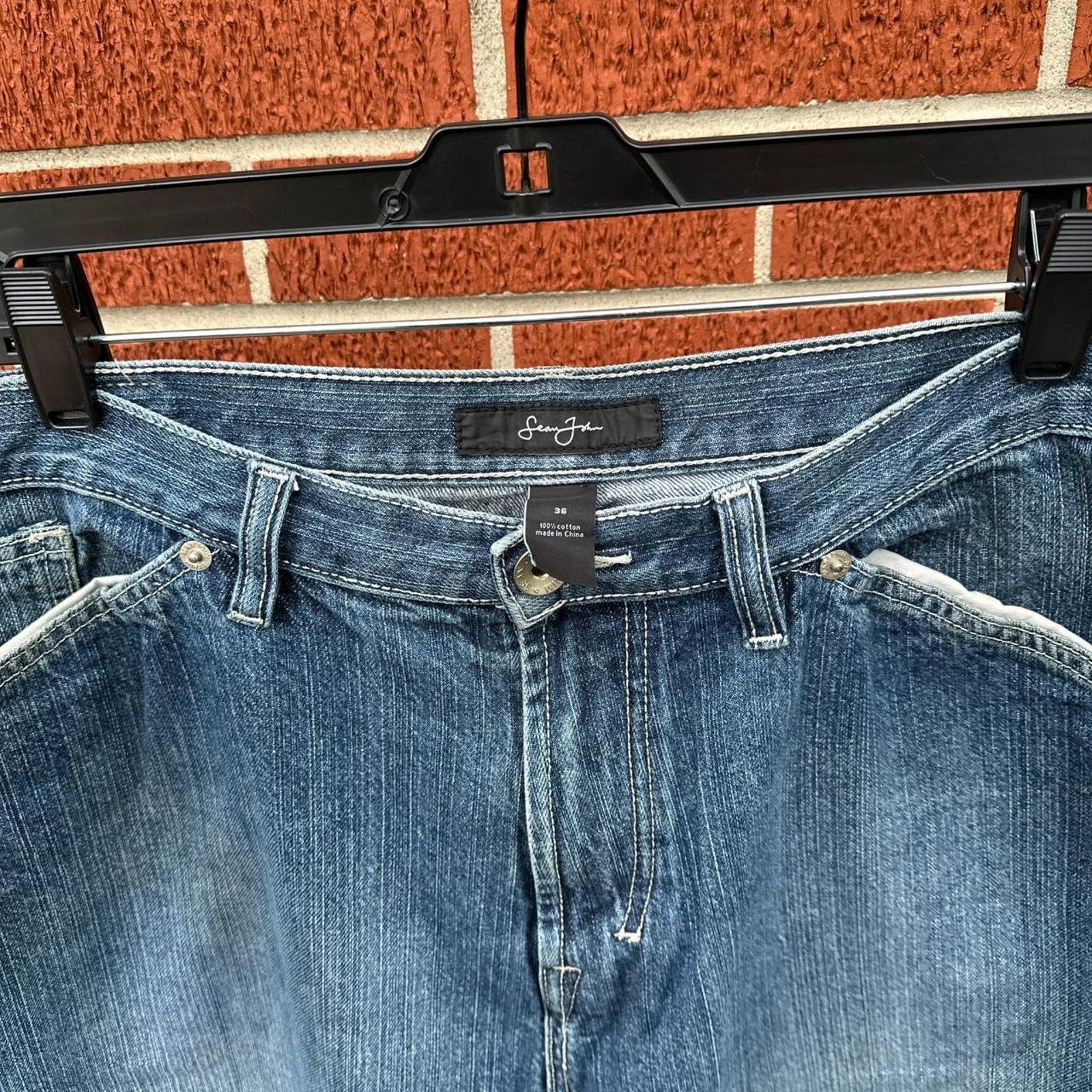 Sean John Y2k sean john baggy skate jean shorts Size US 36 / EU 52 - 6 Thumbnail