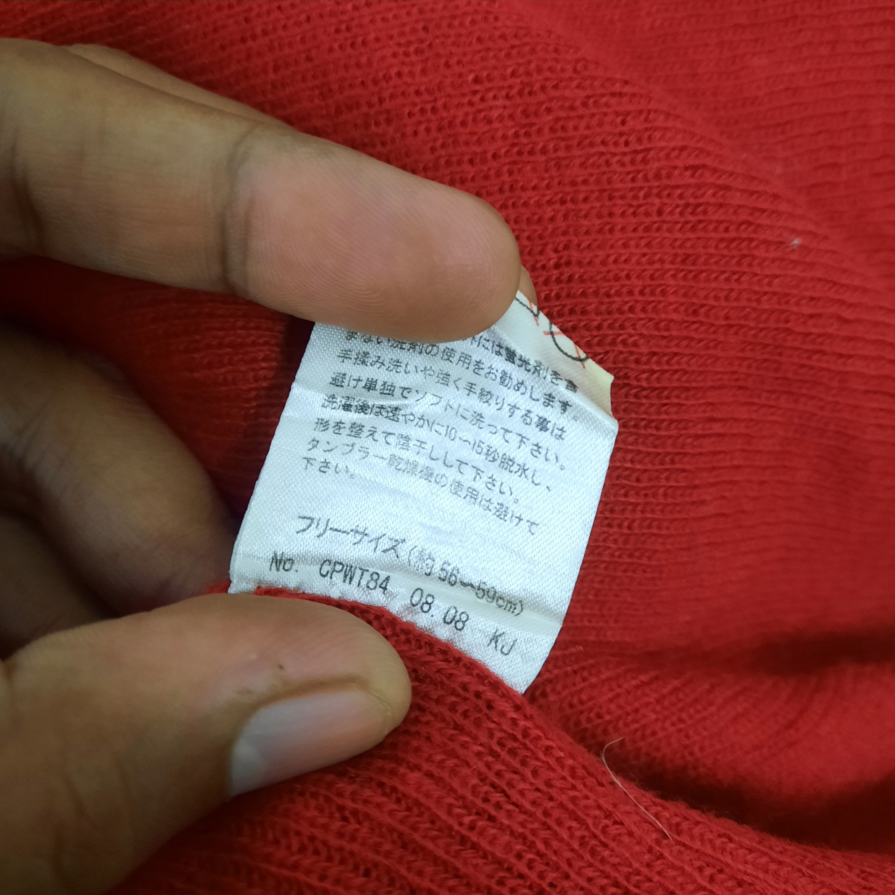 Japanese Brand 🔱 TourStage spellout checked beanie hat Size ONE SIZE - 8 Thumbnail