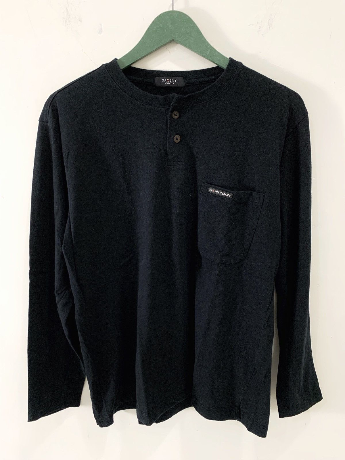 ys for men ysaccs longsleeve pocket yohi yamamoto