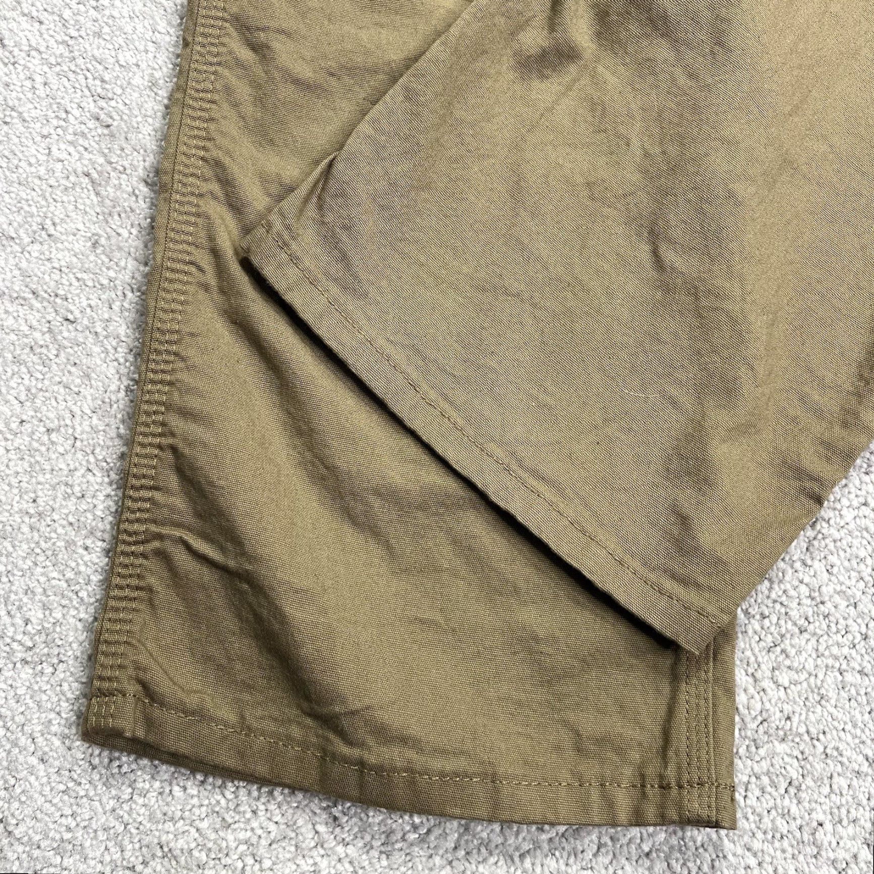 Ariat Ariat Pants Mens 42x32 Rebar M4 Durastr Relaxed Straight Field Khaki Canvas Work Stretch Size US 42 / EU 58 - 5 Thumbnail