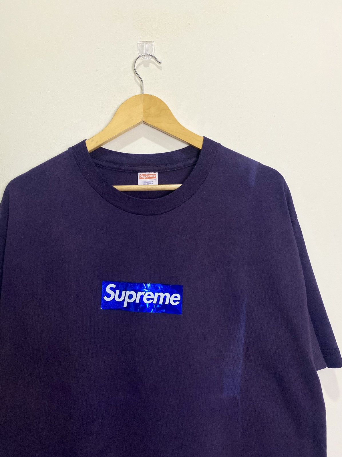 Supreme ホログラム ボックスロゴ ステッカー ブルー - メルカリ