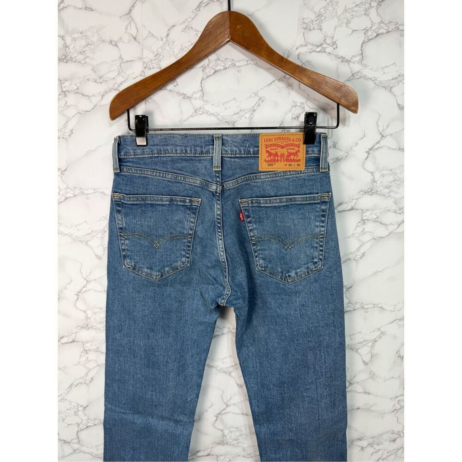 Levi's Levi’s Men’s Jeans sz 30X30 505 Denim NEW #F917 Size US 30 / EU 46 - 5 Thumbnail