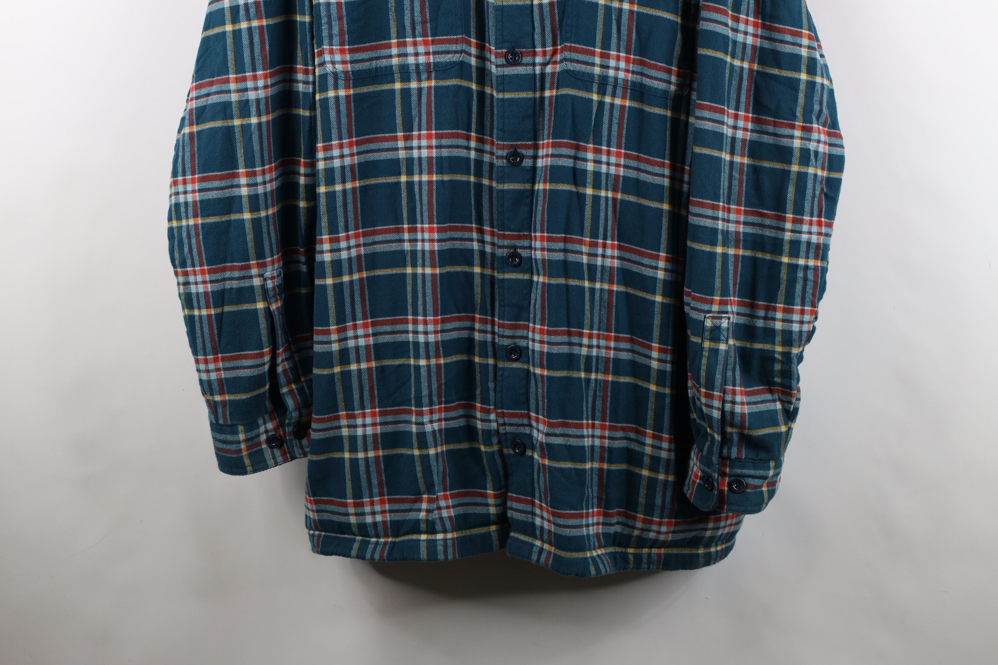 L.L. Bean Vintage LL Bean Lined Flannel Button Shirt Jacket Jac Shirt Size US XXL / EU 58 / 5 - 3 Thumbnail
