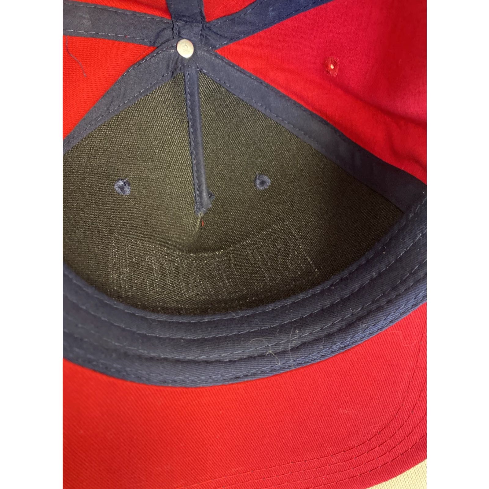 Vintage VINTAGE St Elmo ghostown Cap Hat Adjustable Red Blue Graphix / 335 Baseball Cap Unisex Adults Snapback 80s 90s Size ONE SIZE - 5 Thumbnail