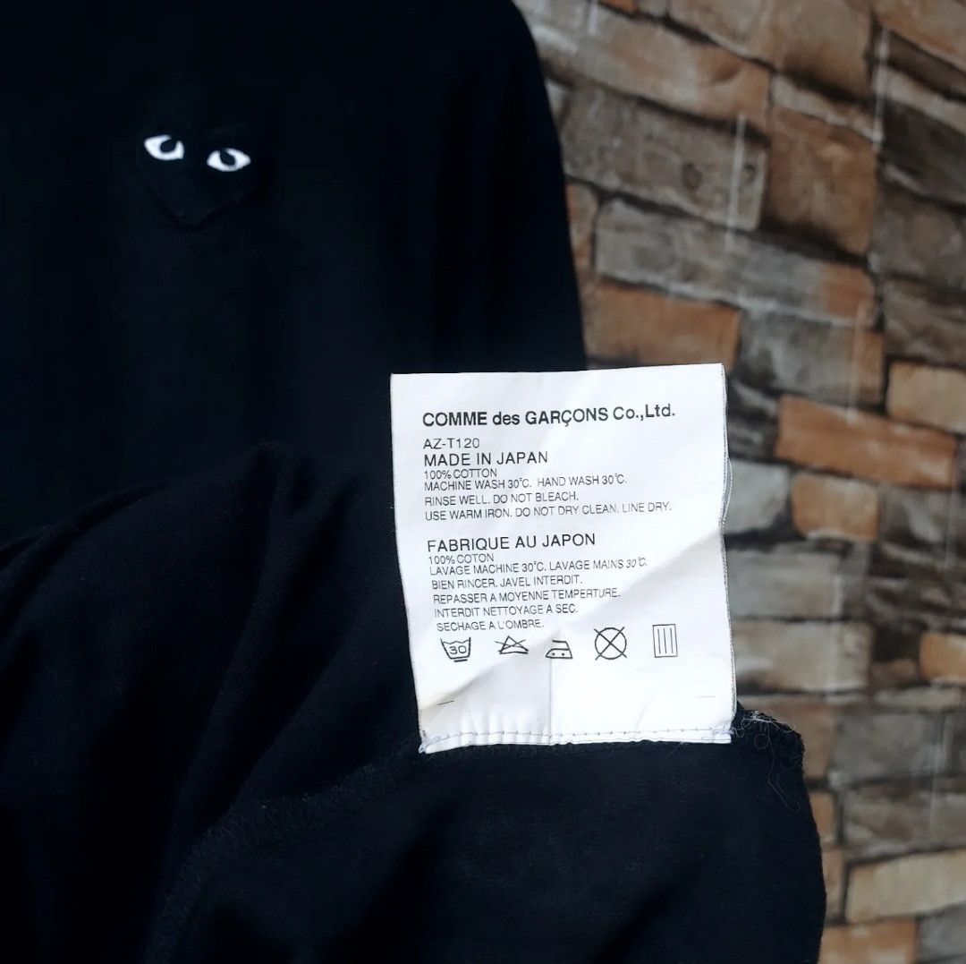 Comme des Garcons PLAY Comme des Garcons Black Heart Long Sleeve Black Size US L / EU 52-54 / 3 - 7 Thumbnail