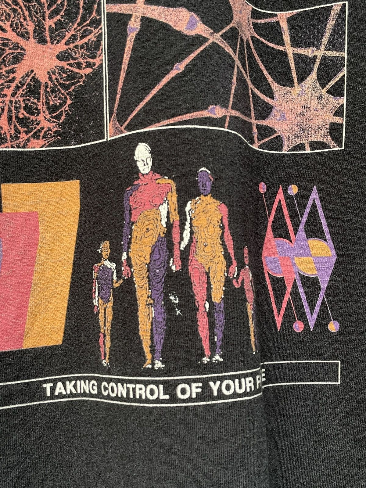 Japanese Brand Vintage Agora Faculty Mind Body Long Sleeve Full Print RARE Size US L / EU 52-54 / 3 - 8 Thumbnail