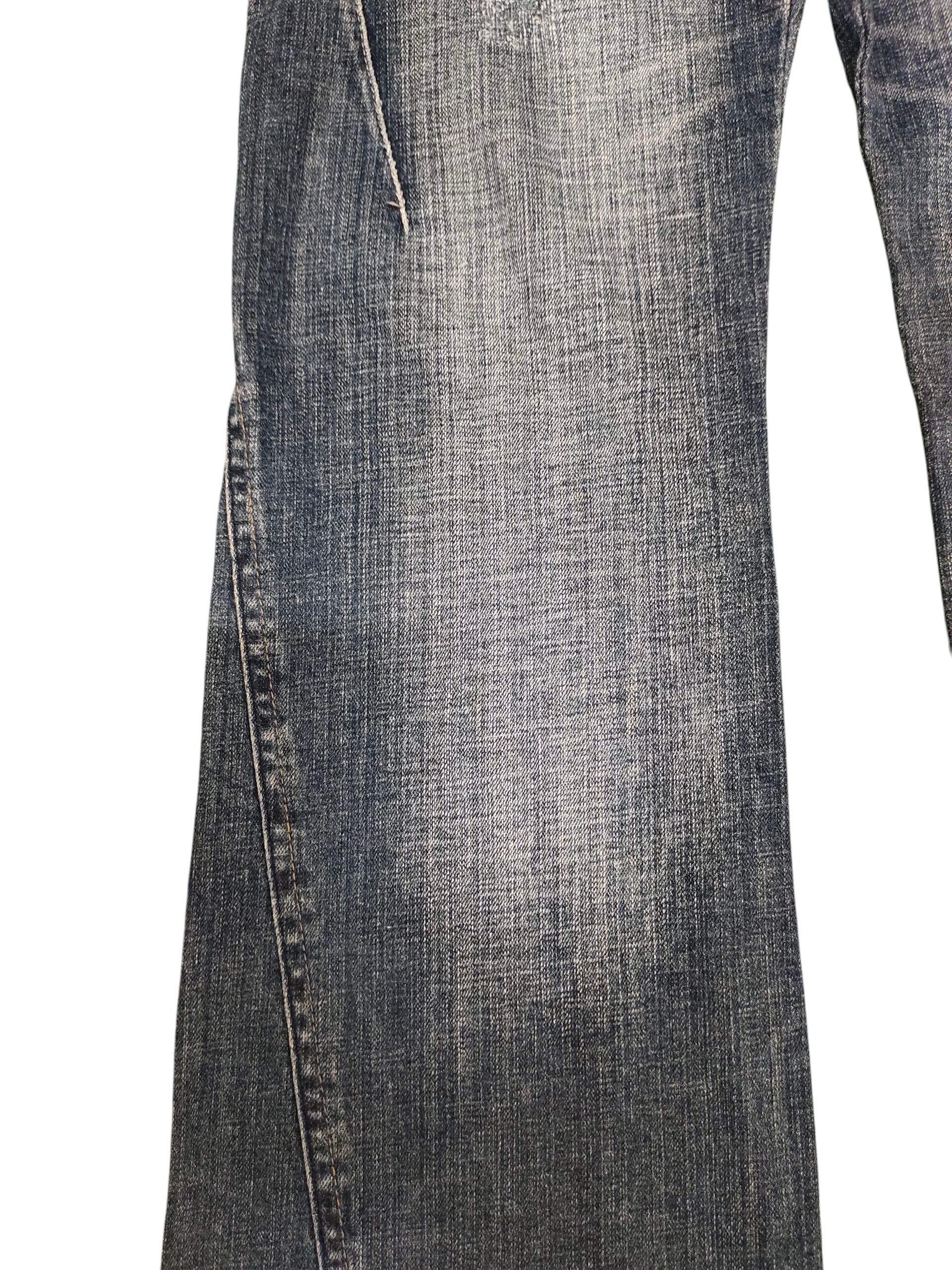 Hysteric Glamour Flare Jeans Camel Road Clawmark Distress Faded Bootcut Y2k Size US 32 / EU 48 - 5 Thumbnail