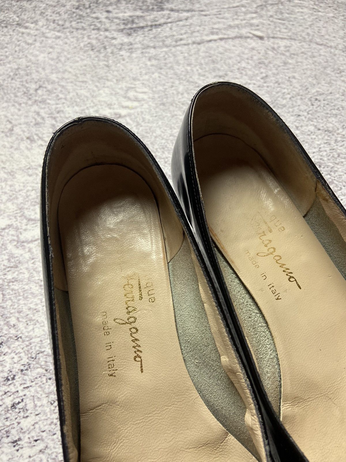 Designer × Salvatore Ferragamo Rare Selvatore Ferragamo Balet Shoes Designed Logo Sneakers Size US 7.5 / IT 37.5 - 12 Thumbnail