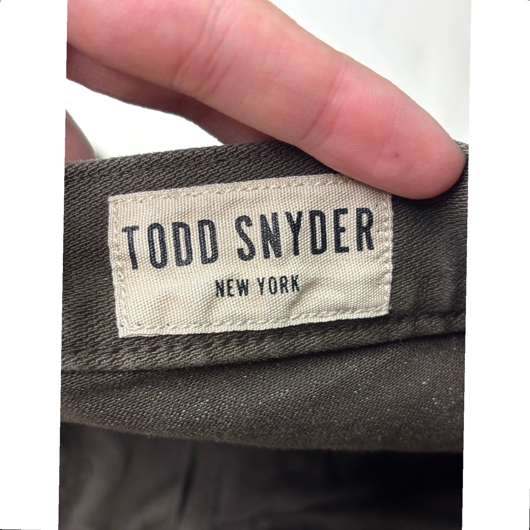 Todd Snyder Todd Snyder Stretch 5-Pocket Chino Pants Gray Brown 31x30 Mens Slim Straight 5-Pocket Denim Styling Size US 31 - 5 Thumbnail