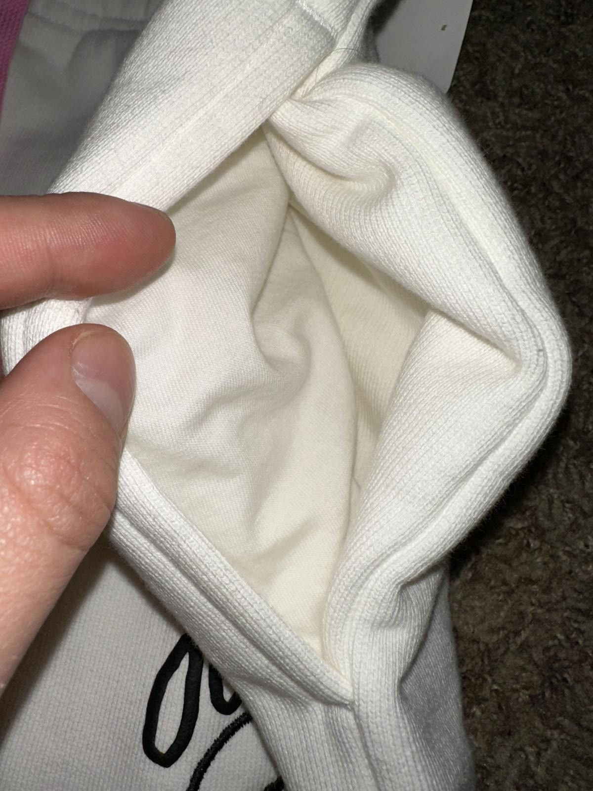 Designer Air Jordan Fragment Travis Scott Fleece White Shorts Sample Size US 30 / EU 46 - 3 Thumbnail