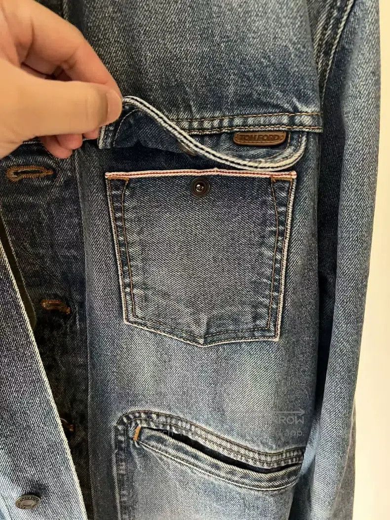Tom Ford Tom Ford Classic Men's Denim Short Jacket, Japanese Selved Size US M / EU 48-50 / 2 - 7 Thumbnail