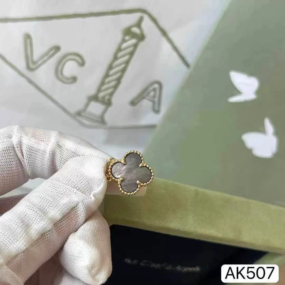 Van Cleef & Arpels VCA Mid-Gray Mother of Pearl Necklace Full Set 42cm Mint Size ONE SIZE - 5 Thumbnail