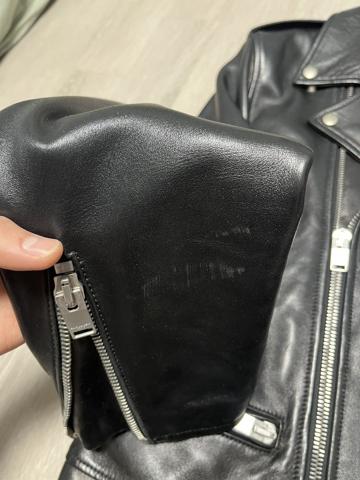 Hedi Slimane × Saint Laurent Paris Saint Laurent L01 leather jacket Size US M / EU 48-50 / 2 - 8 Thumbnail