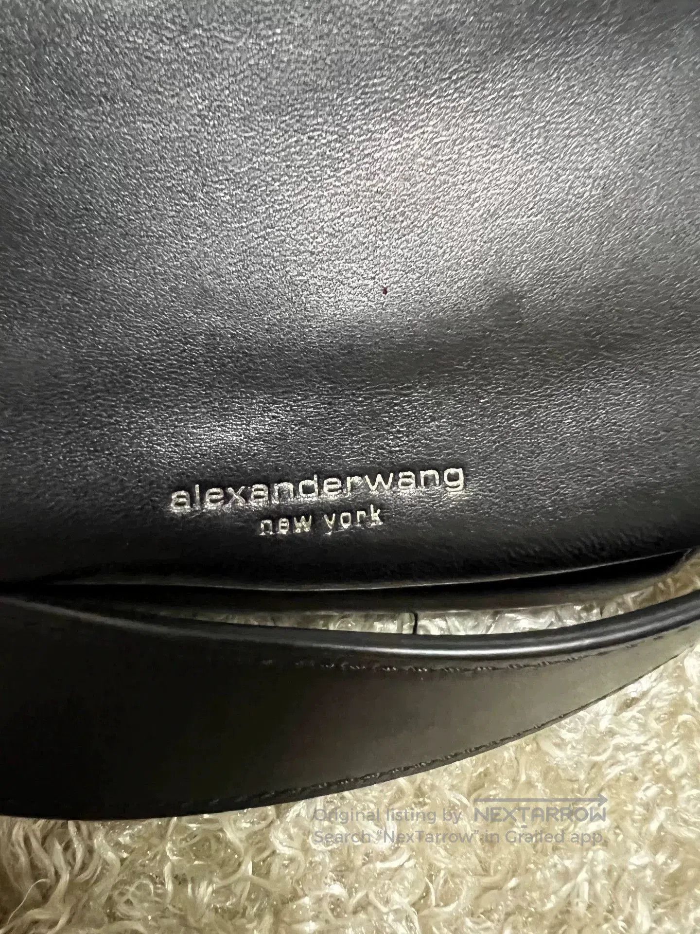 Alexander Wang Alexander Wang Black Leather Fanny Pack. Size ONE SIZE - 7 Thumbnail