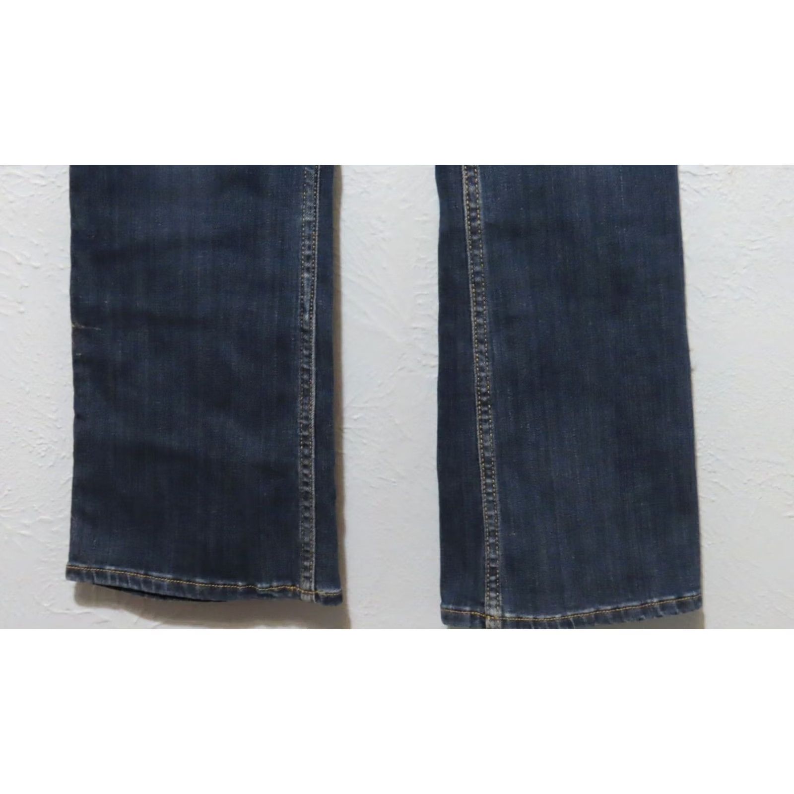 Lee Lee Women's Jeans Bootcut Midrise 12 Blue Denim NWT Regular 28in Inseam 5-Pocket Stretch Cotton Blend Dark Wash NWT Size 34" / US 12 / IT 48 - 2 Thumbnail