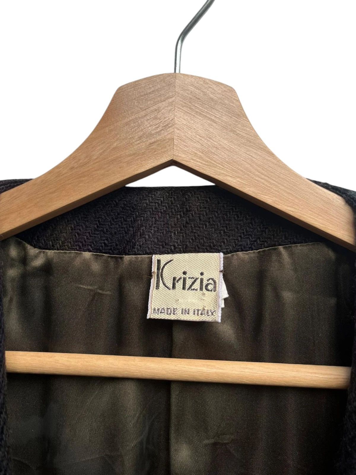 Krizia Vintage Krizia Wool Patterned Jacket Size L / US 10 / IT 46 - 7 Thumbnail