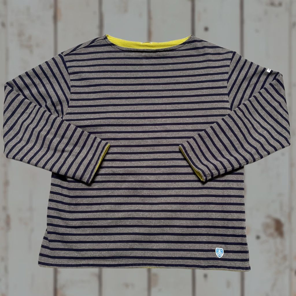Percival Orcival France Fleece Lined Striped Nautical Sweatshirt Made Japan 5 (M-L) Unisex Adults Multicolor Size US S / EU 44-46 / 1 - 1 Thumbnail