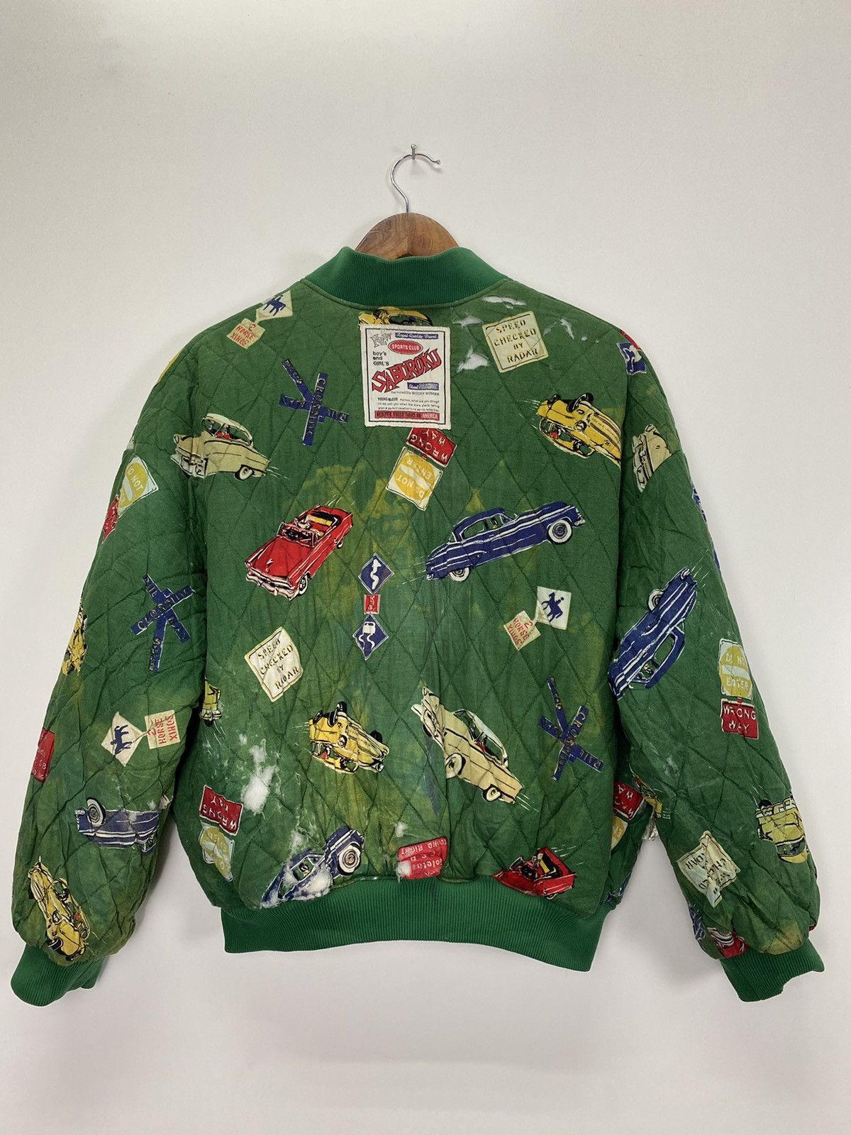 Japanese Brand × Vintage Vintage Saburoku Bomber Jacket Size US XL / EU 56 / 4 - 18 Thumbnail