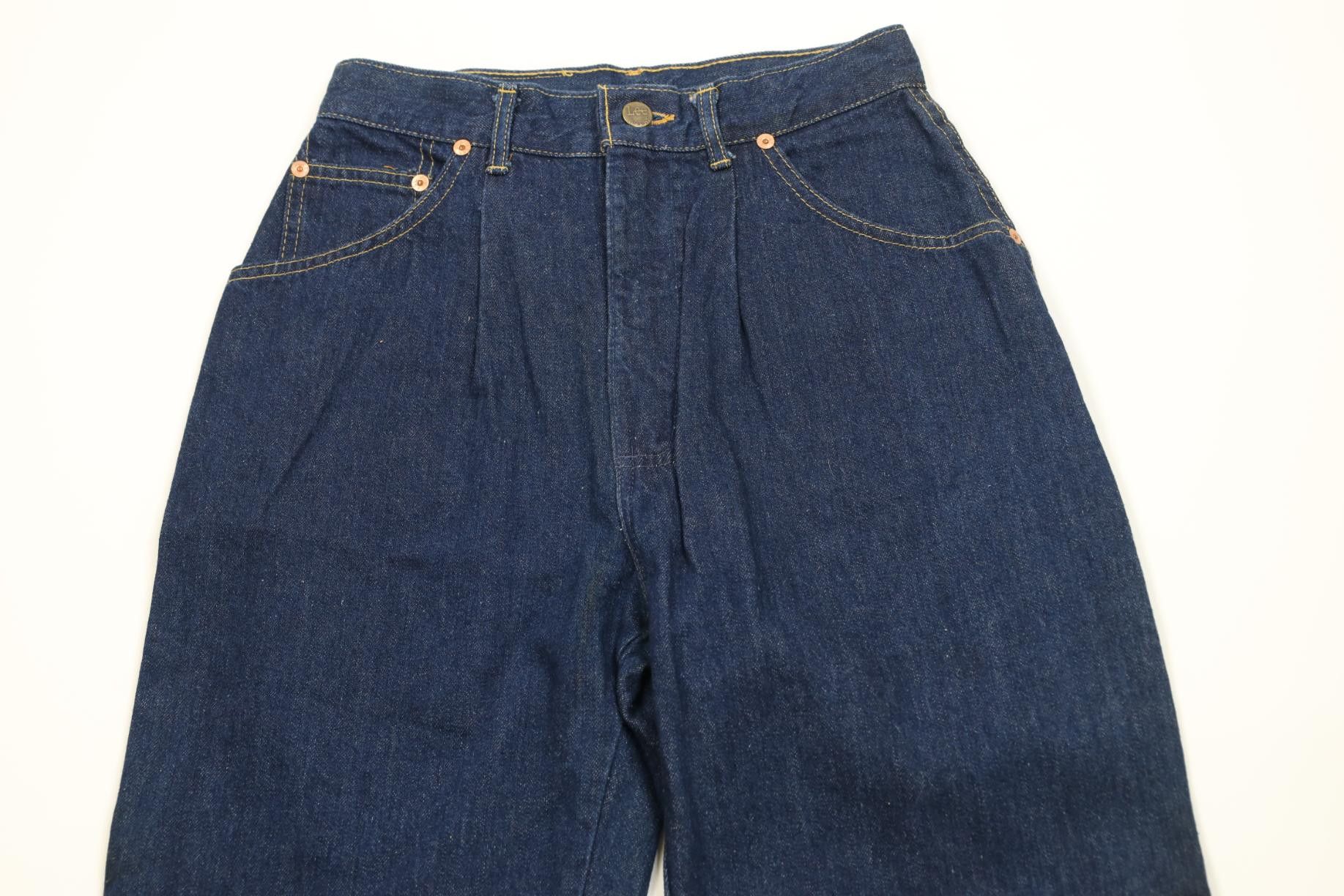 Lee Vintage 80s 90s Lee Relaxed Fit Tapered Leg Jeans Blue USA Size 30" / US 8 / IT 44 - 2 Thumbnail