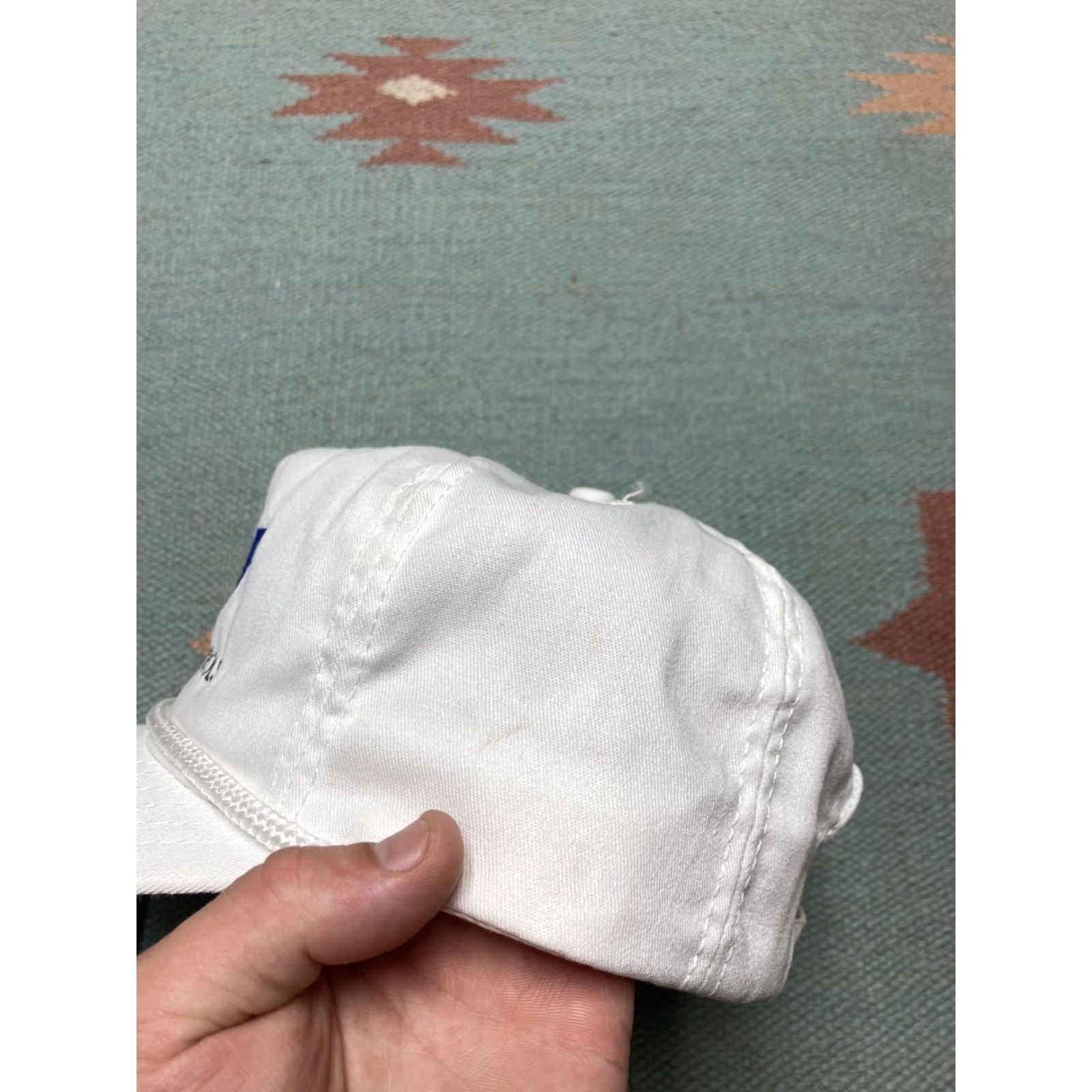 Vintage VINTAGE Northwest Controls Hat Strapback Cap HVAC Oklahoma Made in USA NOS Men Adjustable White USA Strapback Cap Men Size ONE SIZE - 5 Thumbnail