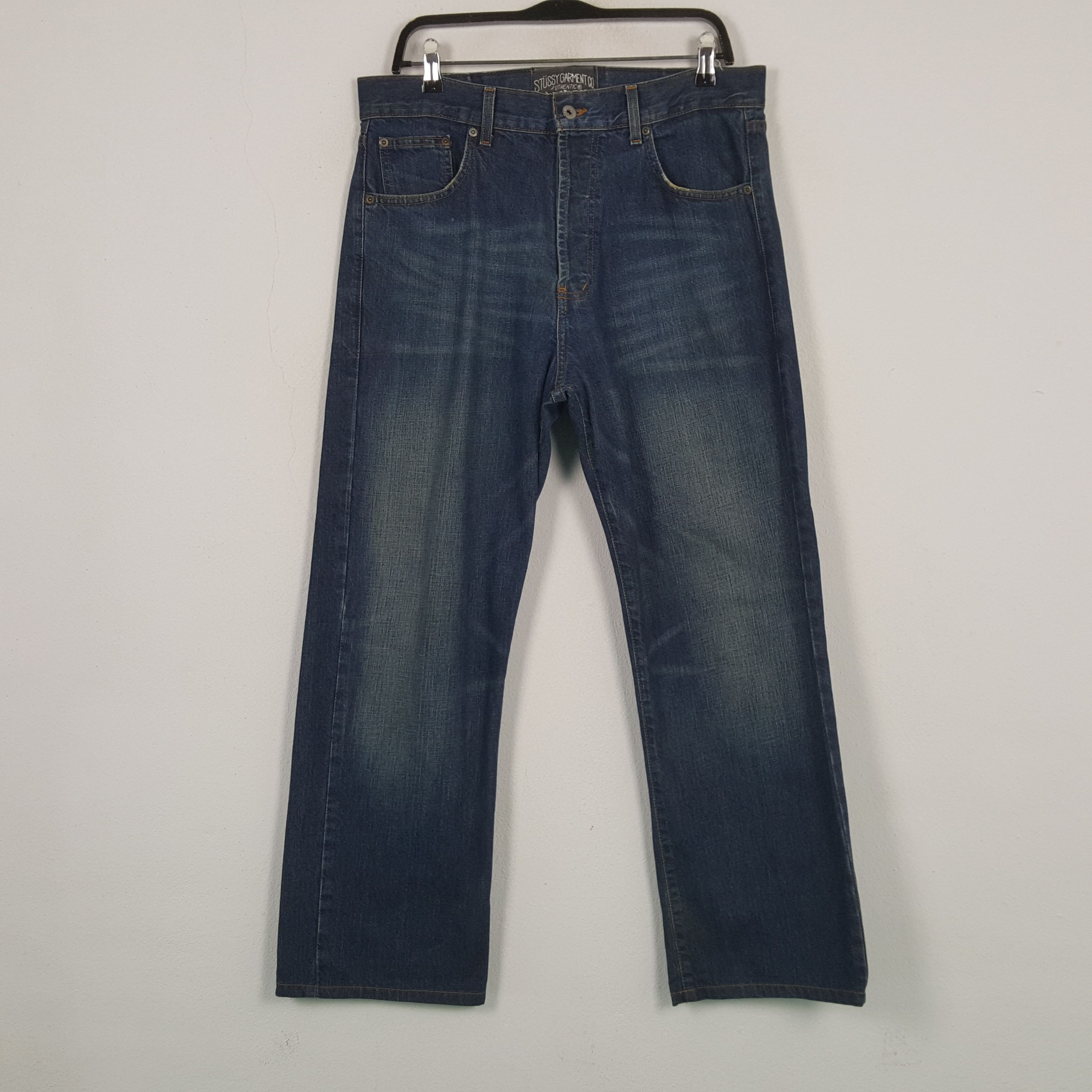 Stussy STUSSY Streetwear Skateboard Custom Art Jeans C297N3 Size US 33 - 4 Thumbnail