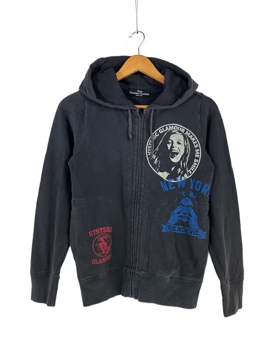 Destory all monster×Hysterics zip hoodie Hysteric Glamour Destroy All Monsters Patchwork Logo Zip