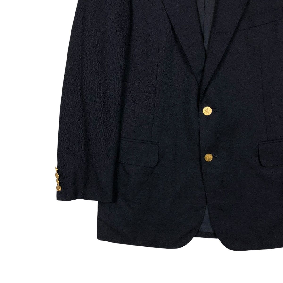 Burberry 🔥VINTAGE BURBERRYS COATS JACKET DOUBLE BREAST GOLDEN BUTTON Size US M / EU 48-50 / 2 - 6 Thumbnail