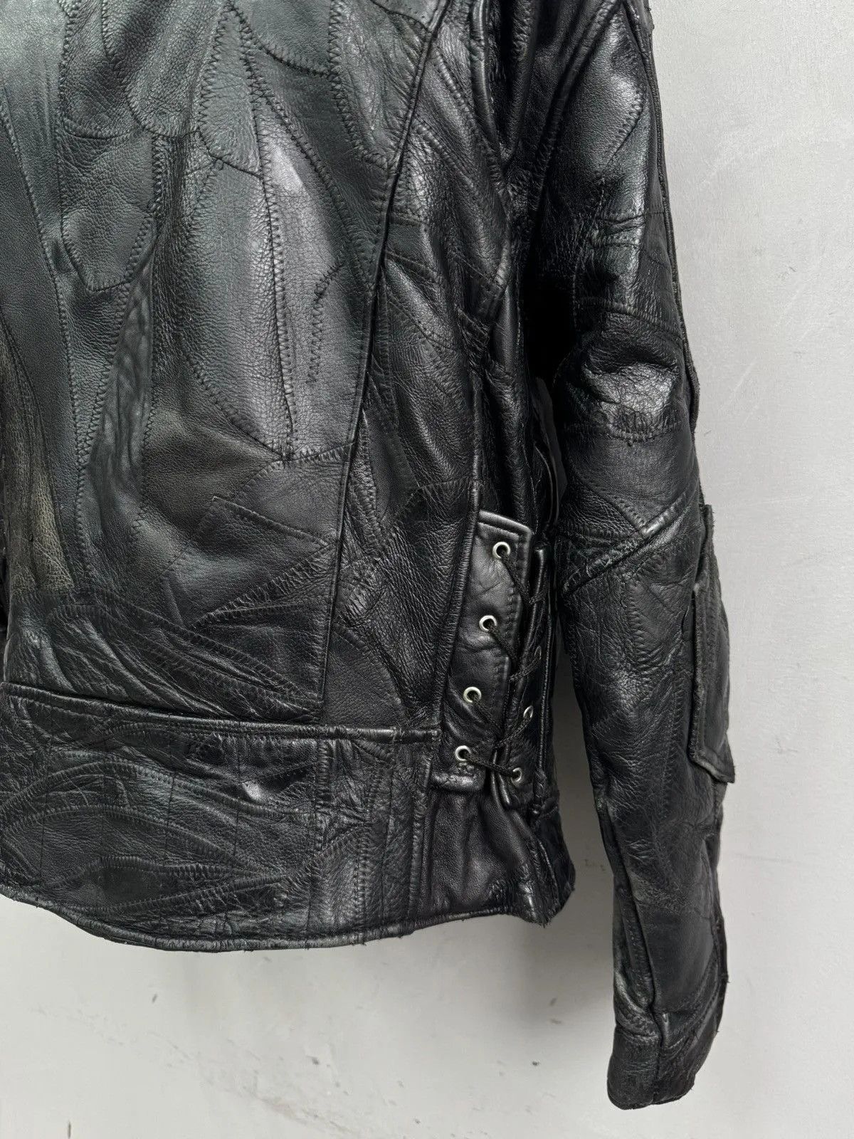 Schott Vintage Leather Jacket Cropped Rick Owens Style Diesel Rare Size US L / EU 52-54 / 3 - 8 Thumbnail