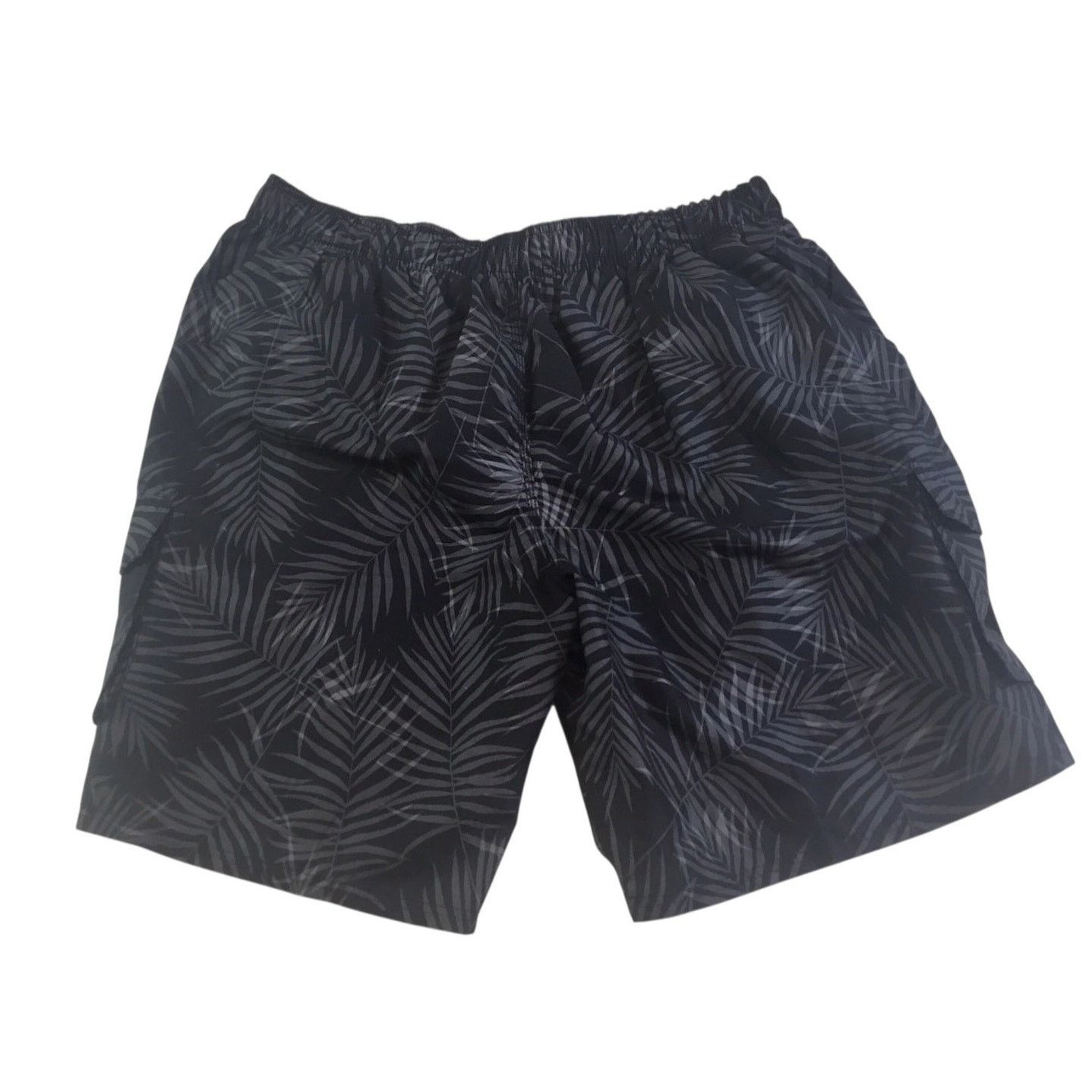 Other Kanu Swim Surf Shorts 3XL NWT Black Gray Palm Print $50 Tag Size US 44 / EU 60 - 2 Thumbnail