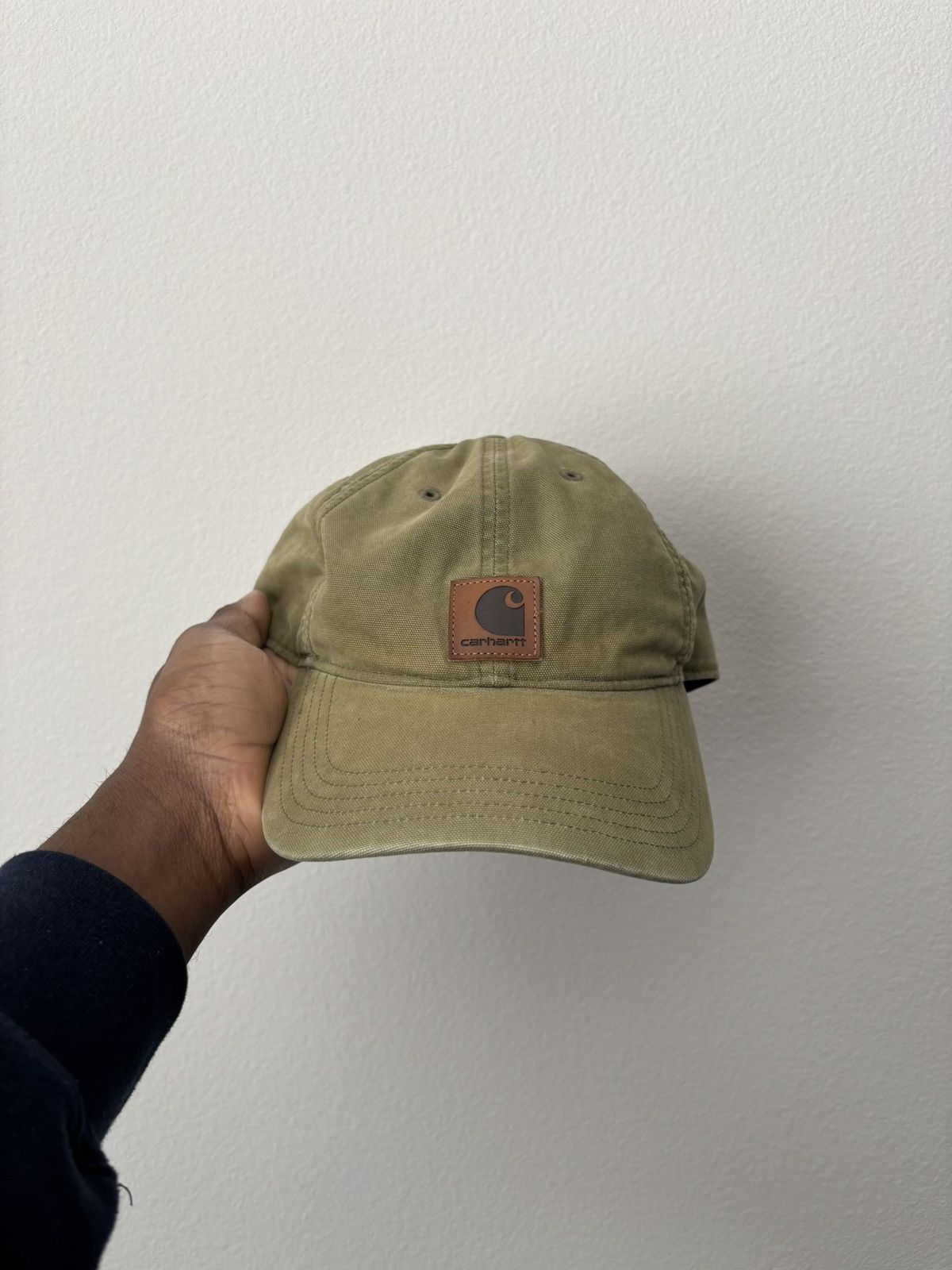 Carhartt Vintage Olive Carhartt Hat Size ONE SIZE - 1 Thumbnail