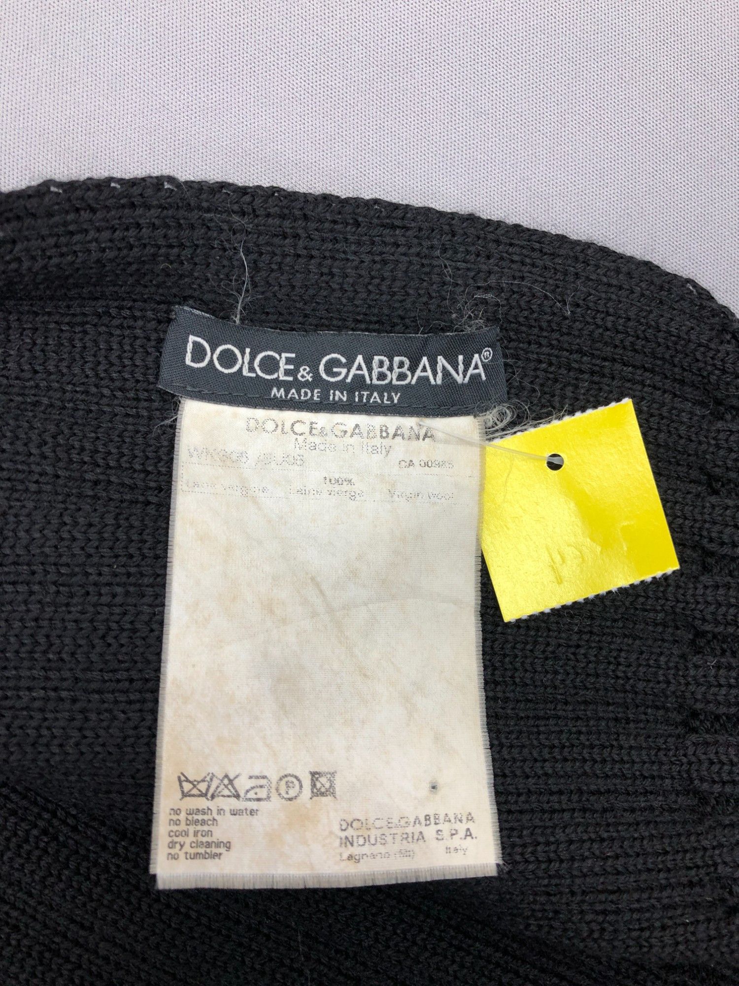 Dolce & Gabbana Vintage Dolce Gabbana Scarf Muffler Knit Wool Scarves Size ONE SIZE - 4 Thumbnail