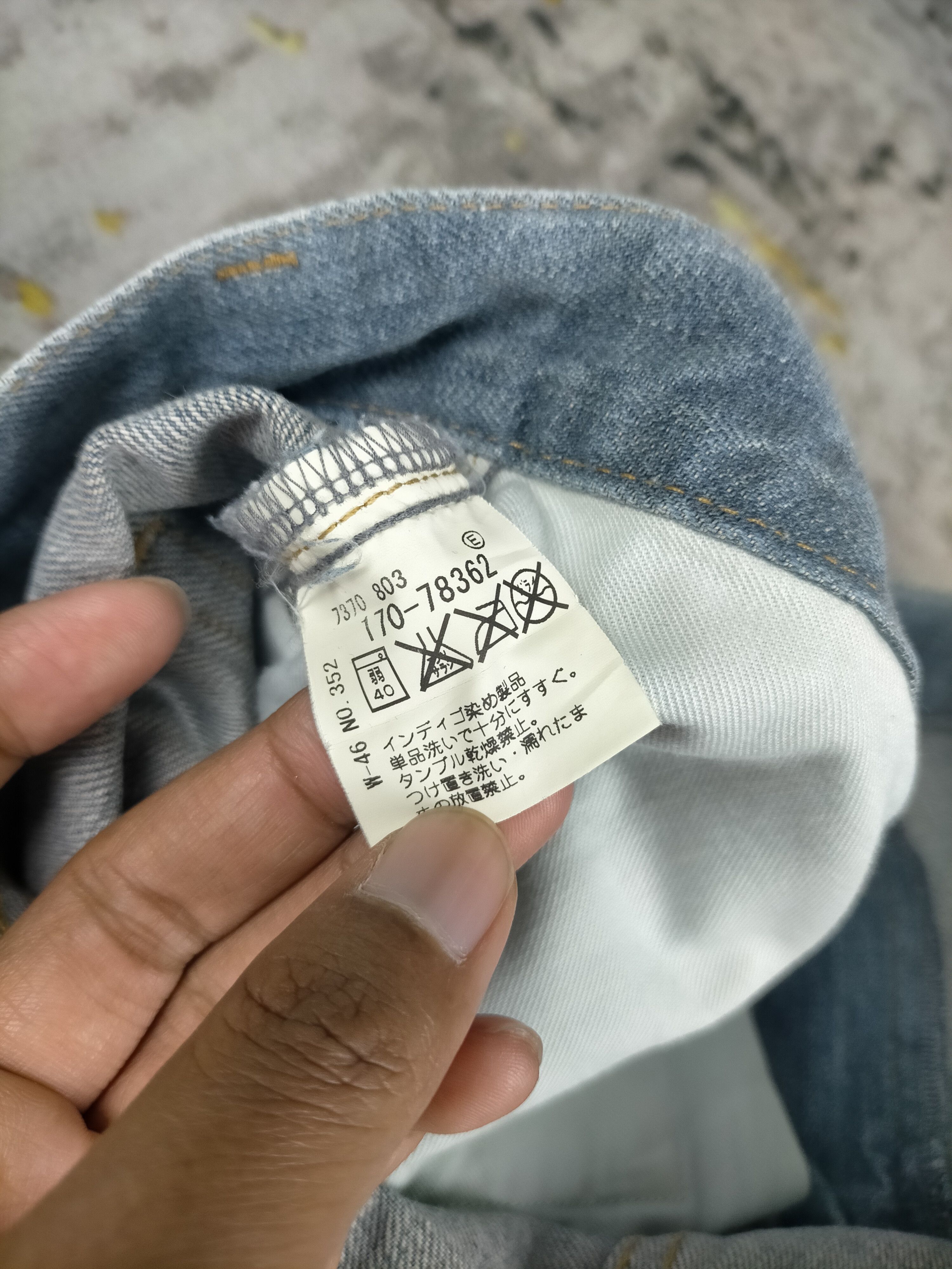 Takeo Kikuchi 🔥 Designer Takeo kikuchi Distressed Selvedge Jeans Size US 35 - 15 Thumbnail