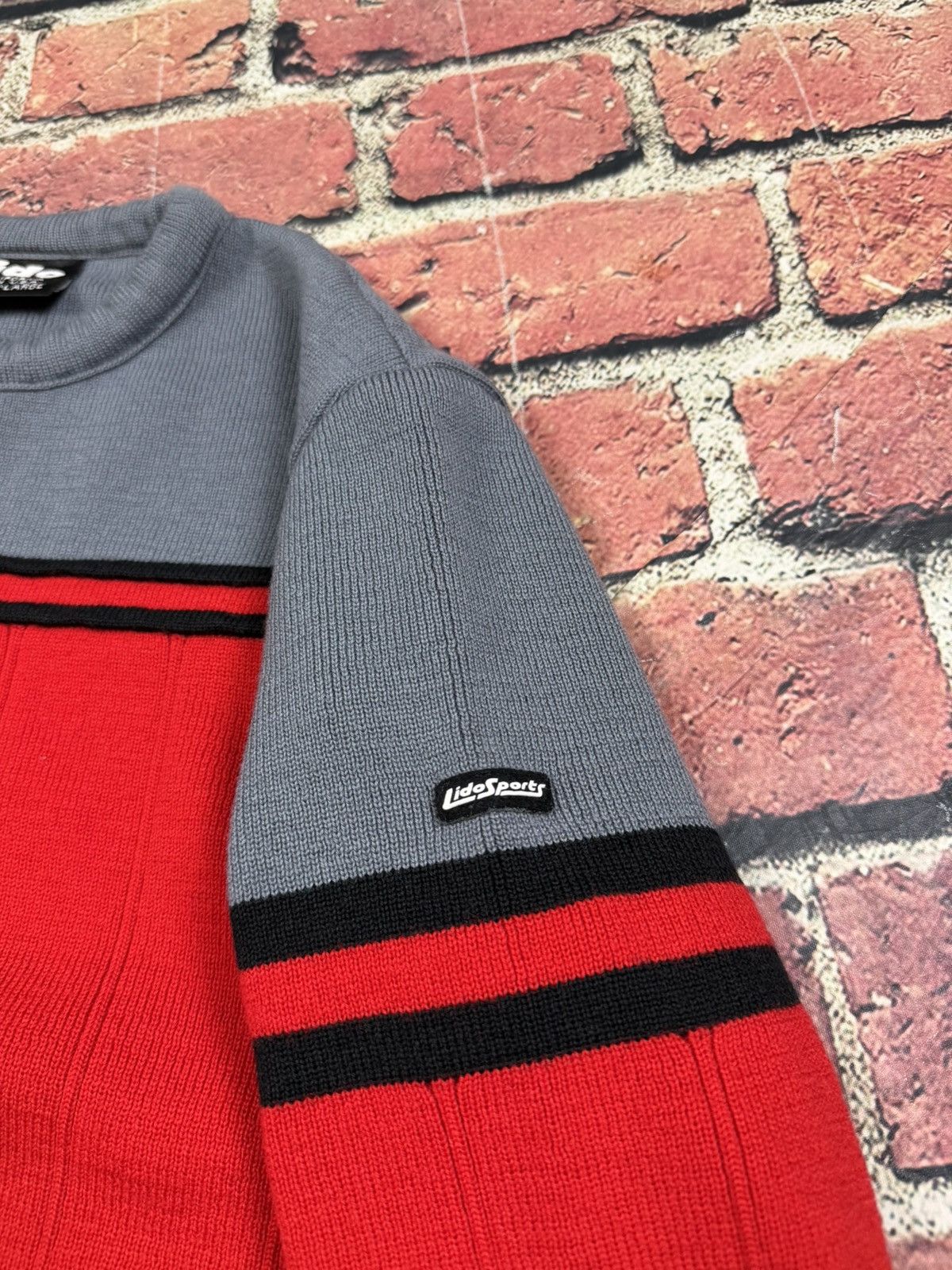 Other Vintage LIDO Sports 100% Wool Sweater USA Red Ski 80s 90s Size US XL / EU 56 / 4 - 6 Thumbnail